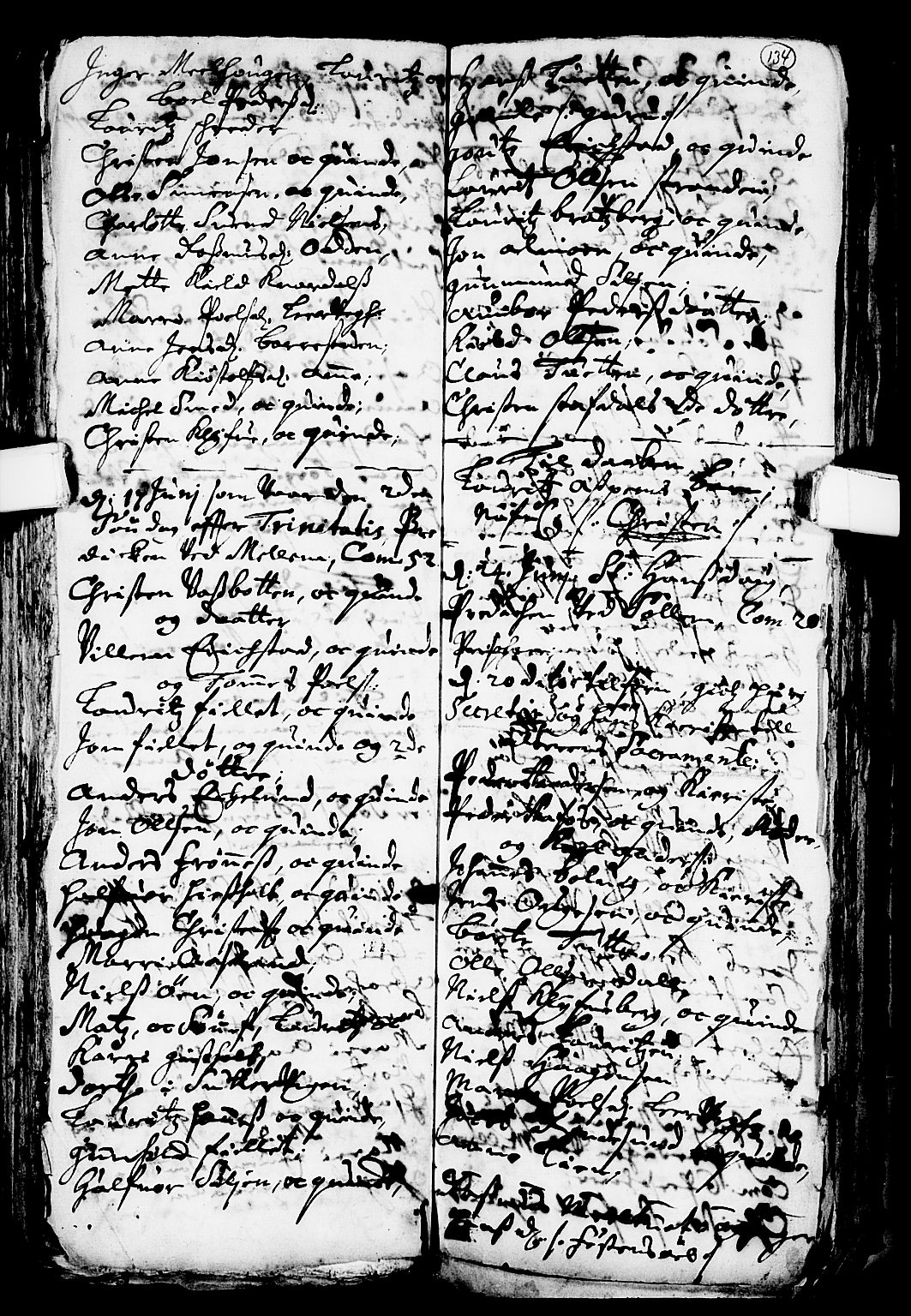 Solum kirkebøker, SAKO/A-306/F/Fa/L0001: Parish register (official) no. I 1, 1701-1716, p. 134