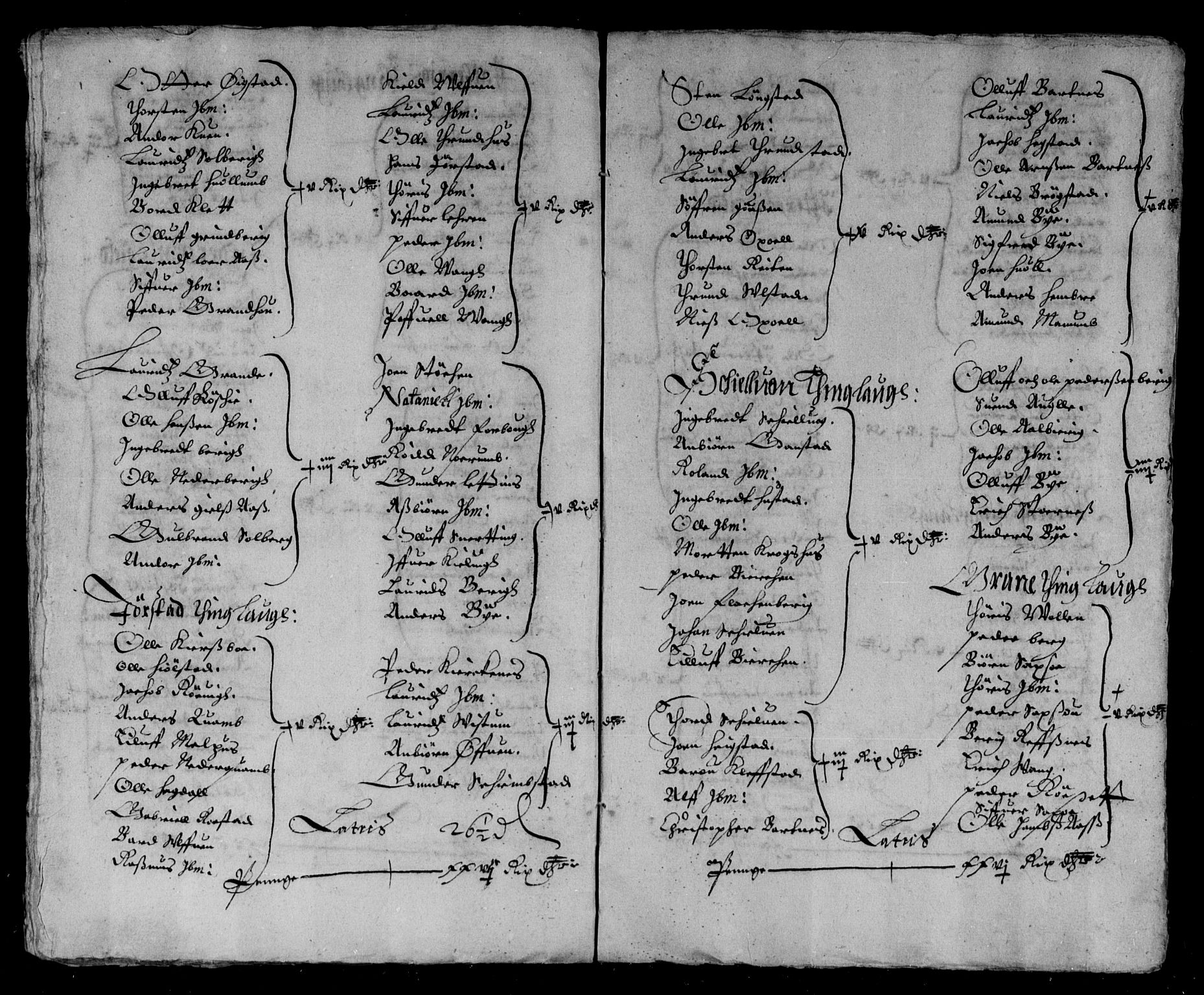 Rentekammeret inntil 1814, Reviderte regnskaper, Lensregnskaper, AV/RA-EA-5023/R/Rb/Rbw/L0076: Trondheim len, 1642-1643