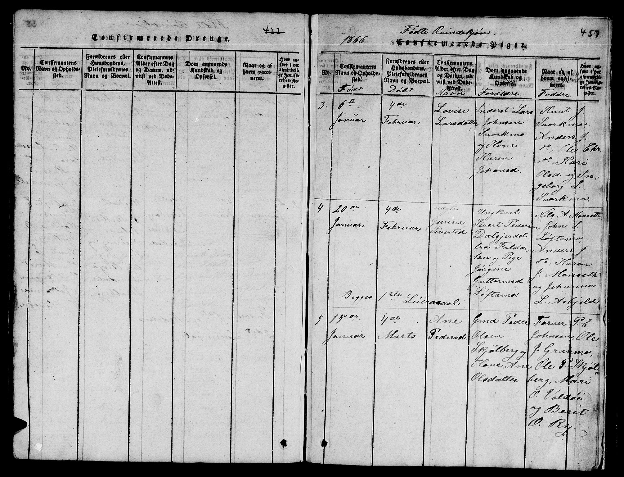 Ministerialprotokoller, klokkerbøker og fødselsregistre - Sør-Trøndelag, AV/SAT-A-1456/671/L0842: Parish register (copy) no. 671C01, 1816-1867, p. 456-457