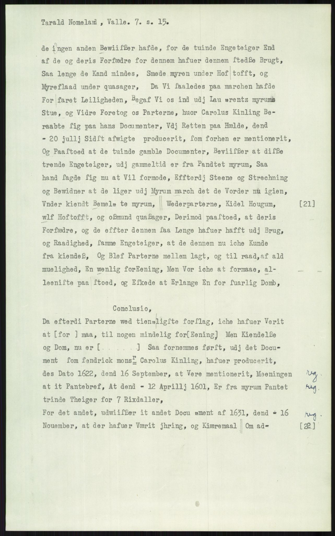 Samlinger til kildeutgivelse, Diplomavskriftsamlingen, AV/RA-EA-4053/H/Ha, p. 3592