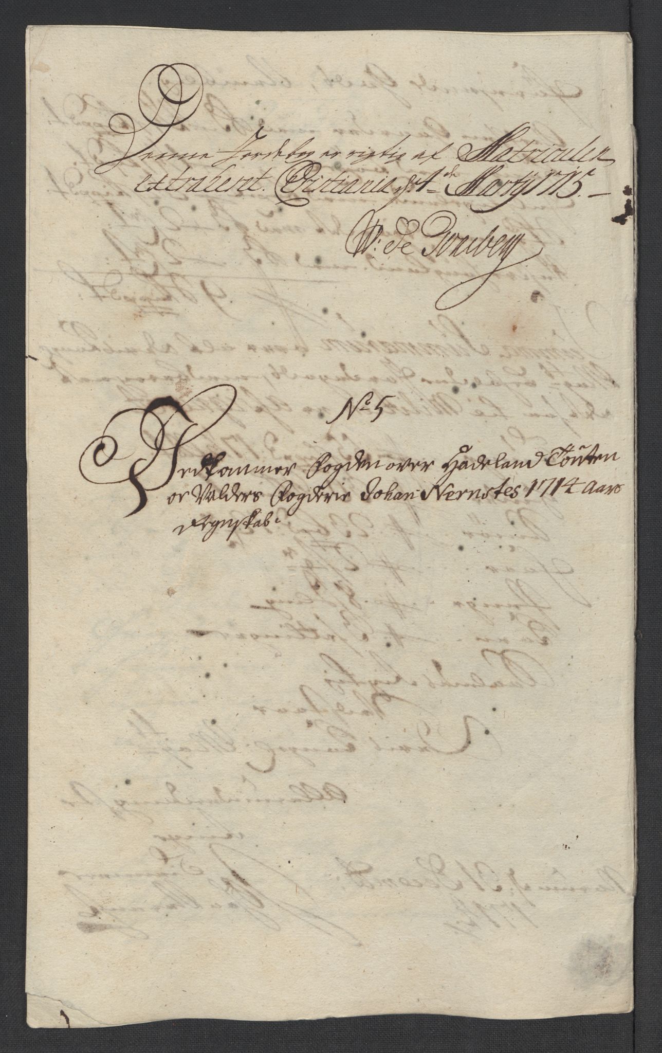 Rentekammeret inntil 1814, Reviderte regnskaper, Fogderegnskap, RA/EA-4092/R18/L1313: Fogderegnskap Hadeland, Toten og Valdres, 1714, p. 38