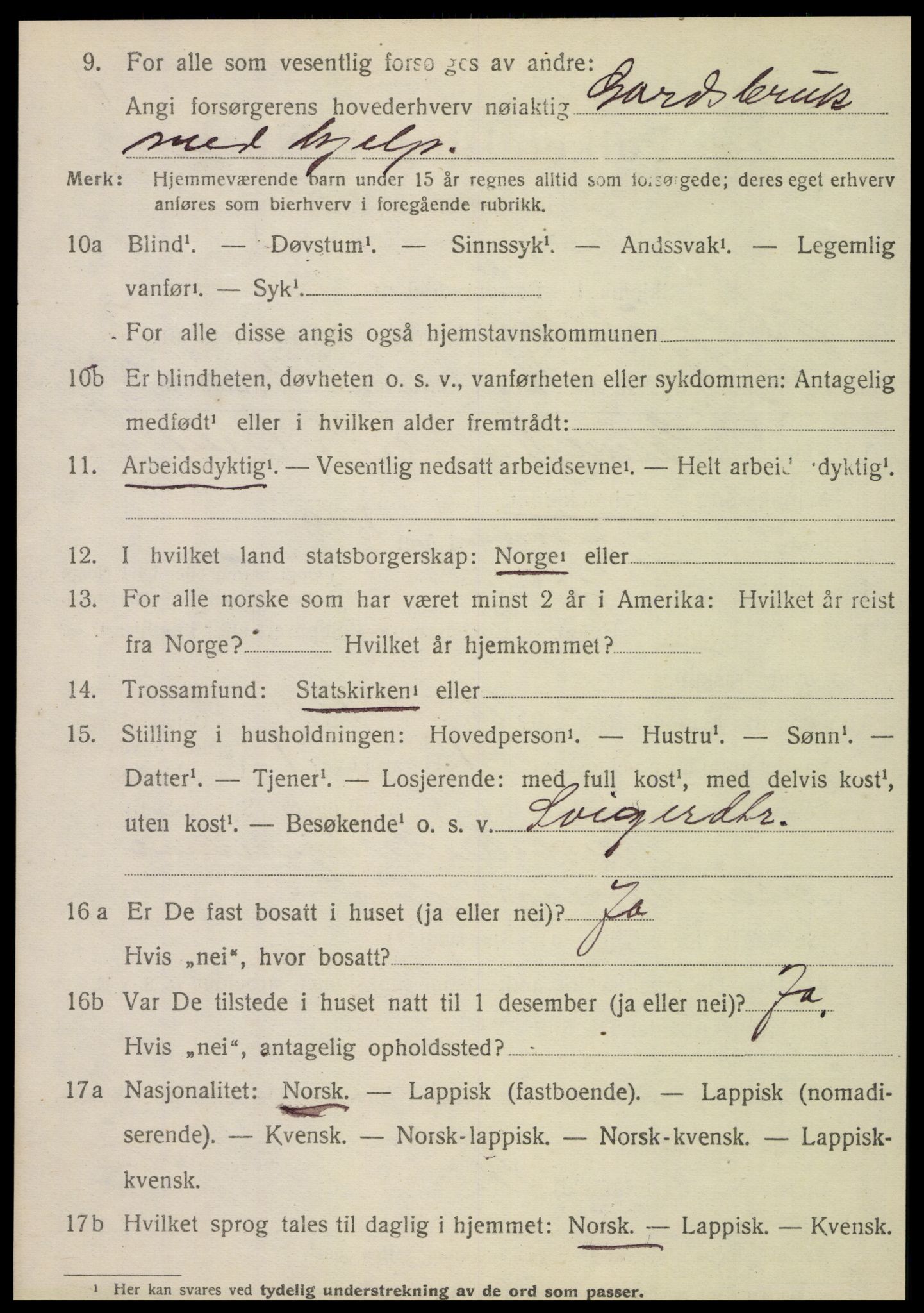 SAT, 1920 census for Hattfjelldal, 1920, p. 777