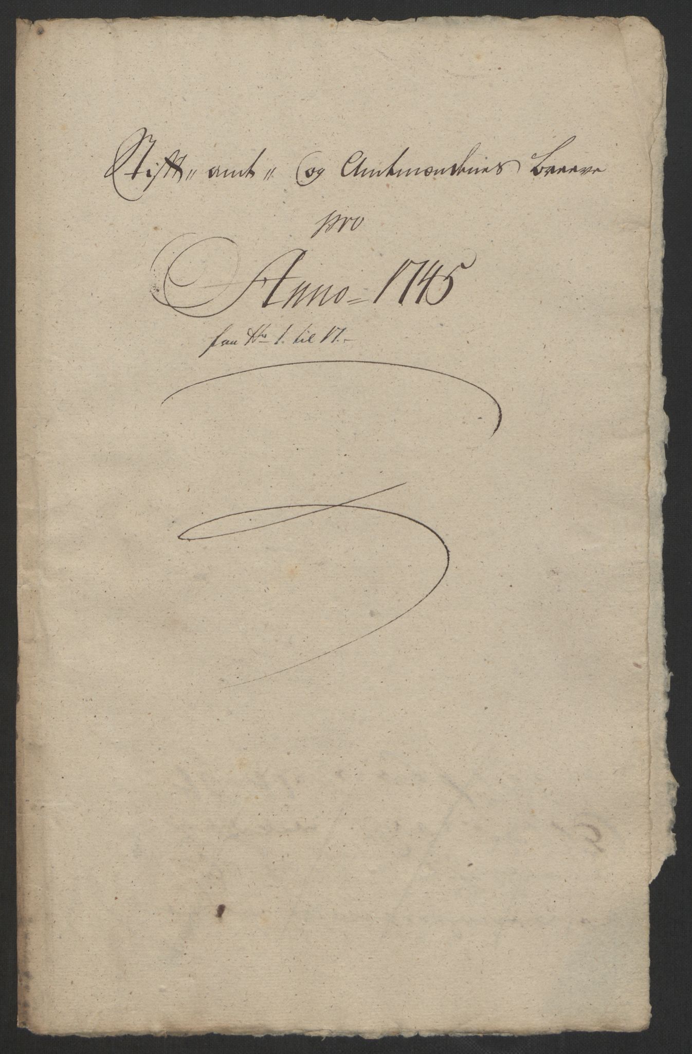 Kommanderende general (KG I) med Det norske krigsdirektorium, AV/RA-EA-5419/D/L0062: Stattholderens, stiftamtmenns og amtmenns brev, 1741-1745, p. 306