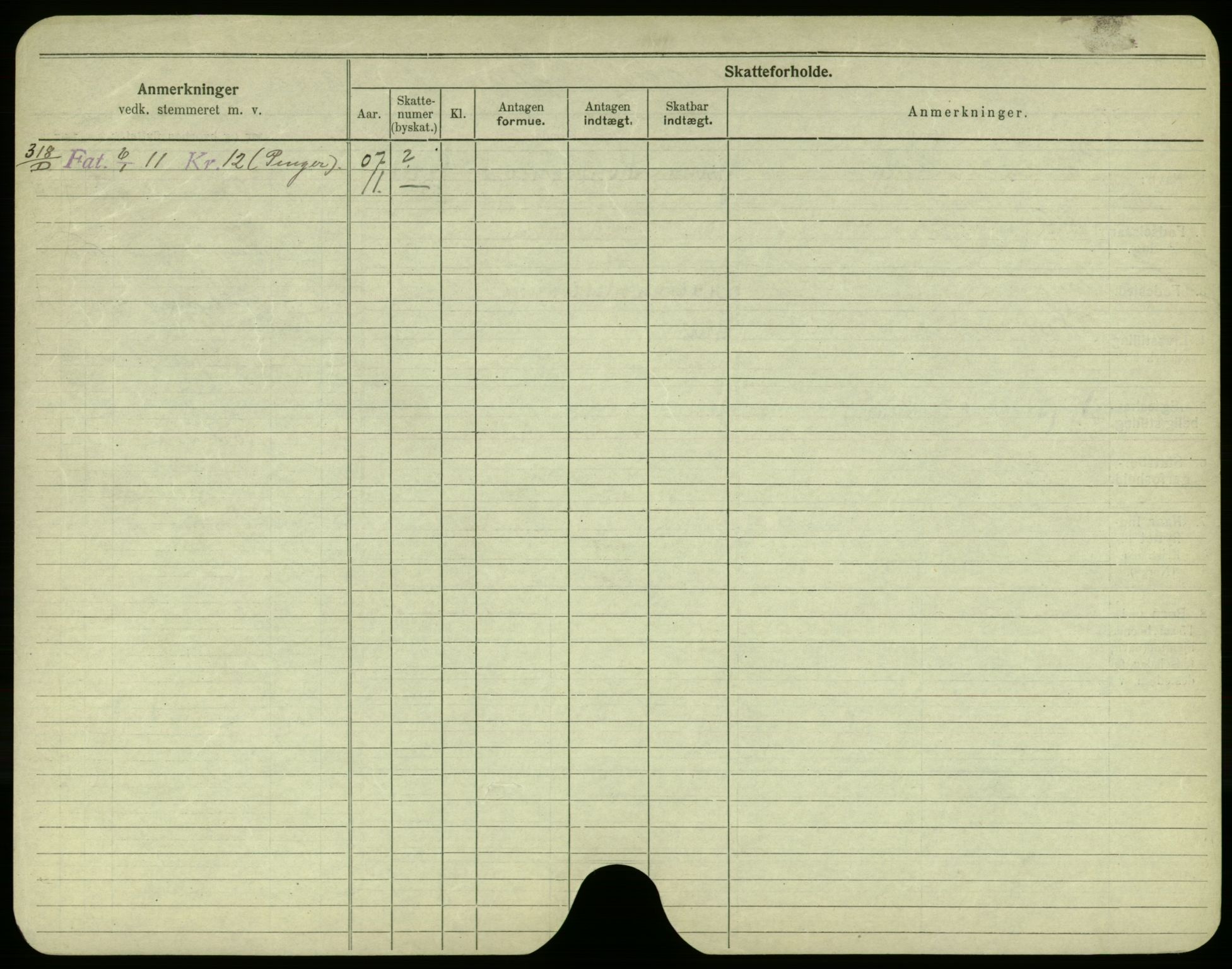 Oslo folkeregister, Registerkort, AV/SAO-A-11715/F/Fa/Fac/L0003: Menn, 1906-1914, p. 654b