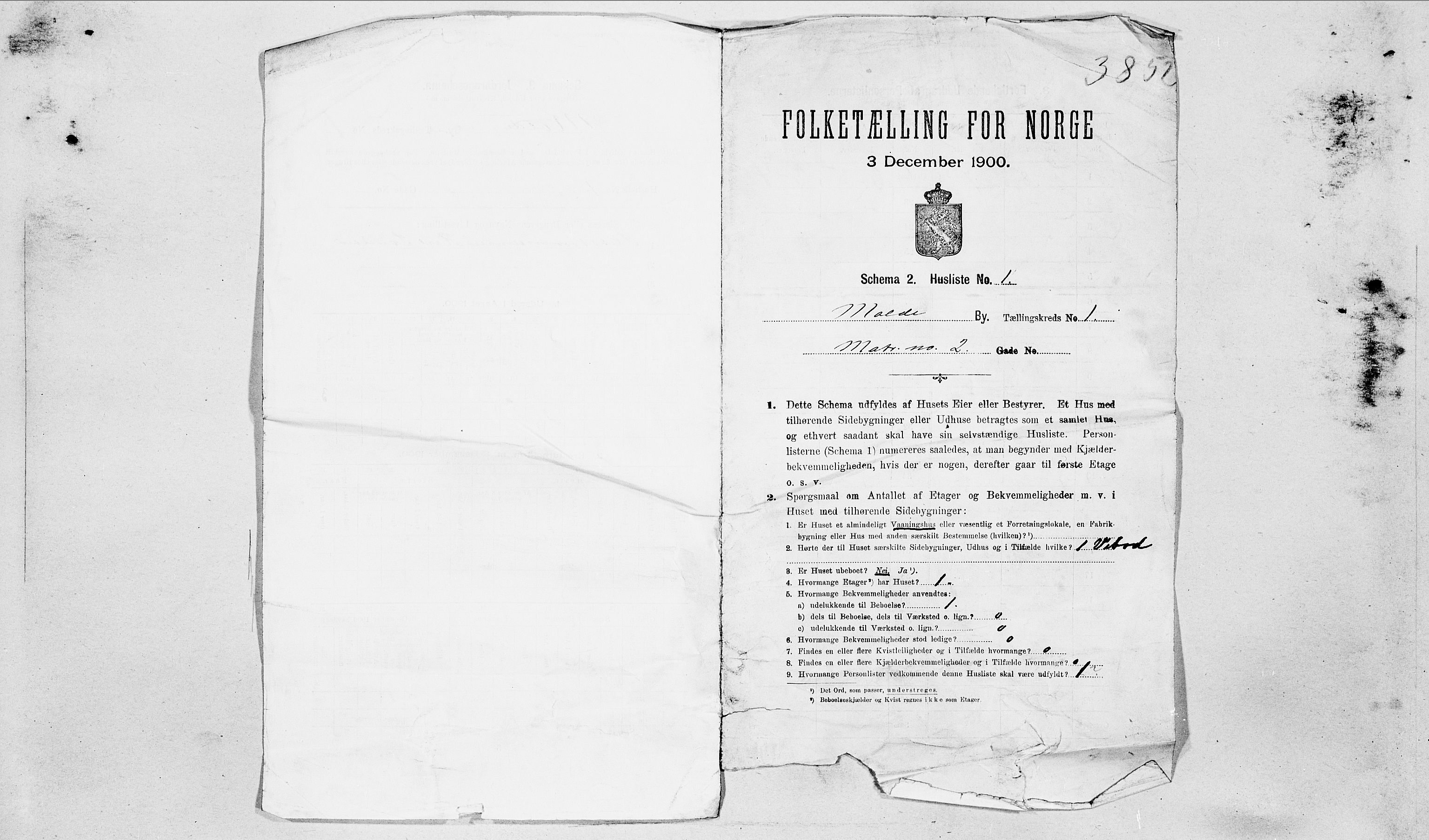 SAT, 1900 census for Molde, 1900, p. 11