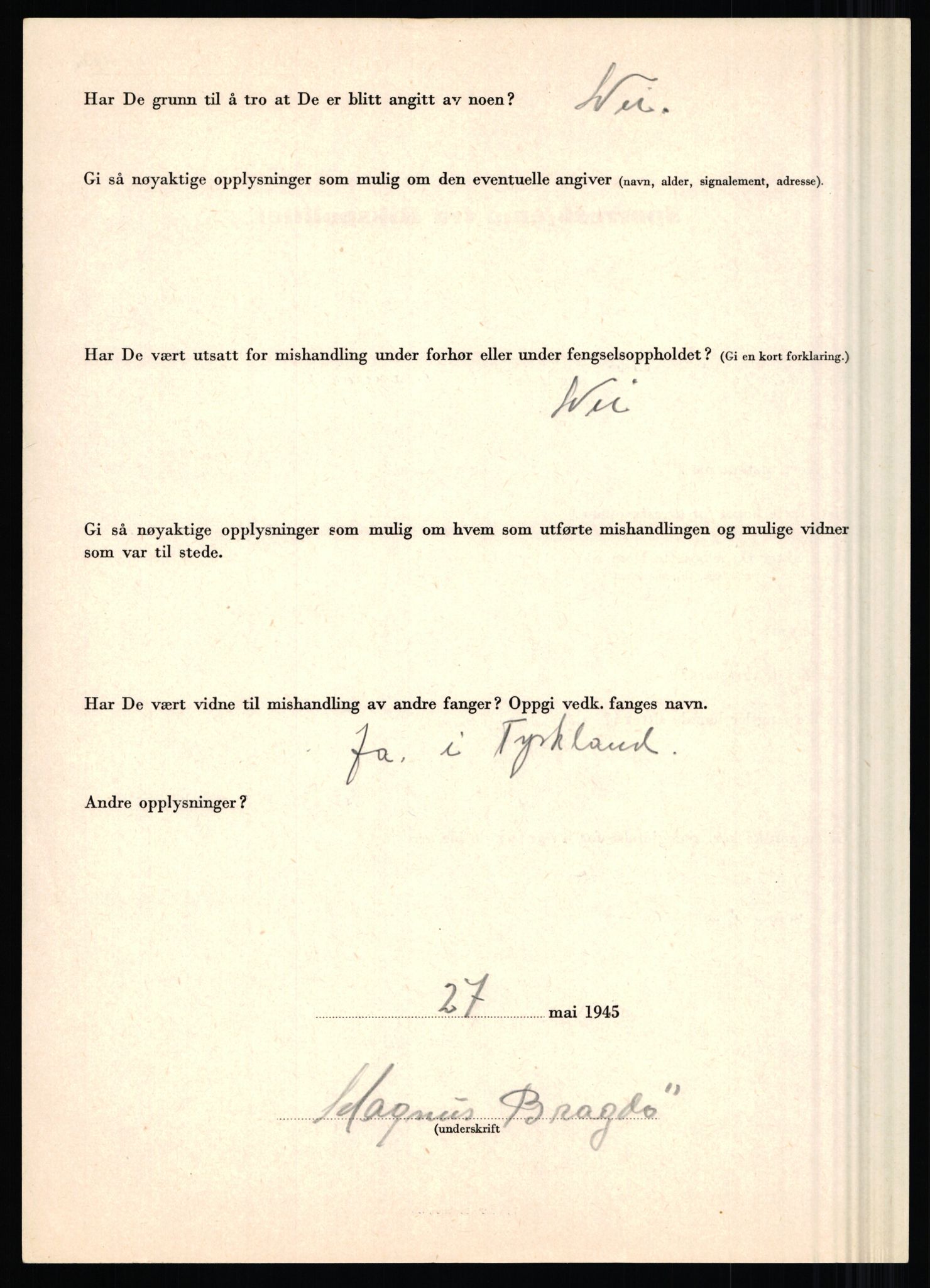 Rikspolitisjefen, AV/RA-S-1560/L/L0002: Berg, Alf - Bråthen, Thorleif, 1940-1945, p. 833