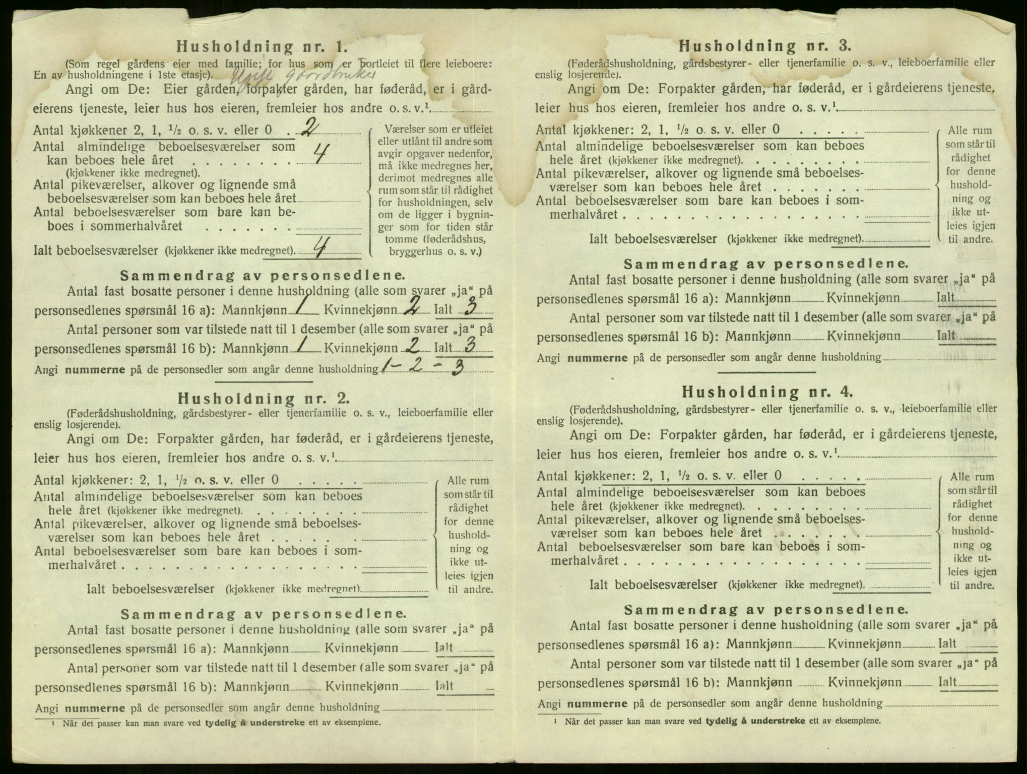 SAKO, 1920 census for Rollag, 1920, p. 40