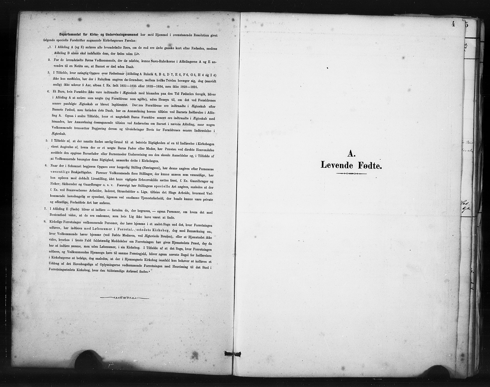 Hjelmeland sokneprestkontor, SAST/A-101843/01/IV/L0015: Parish register (official) no. A 15, 1887-1910, p. 4