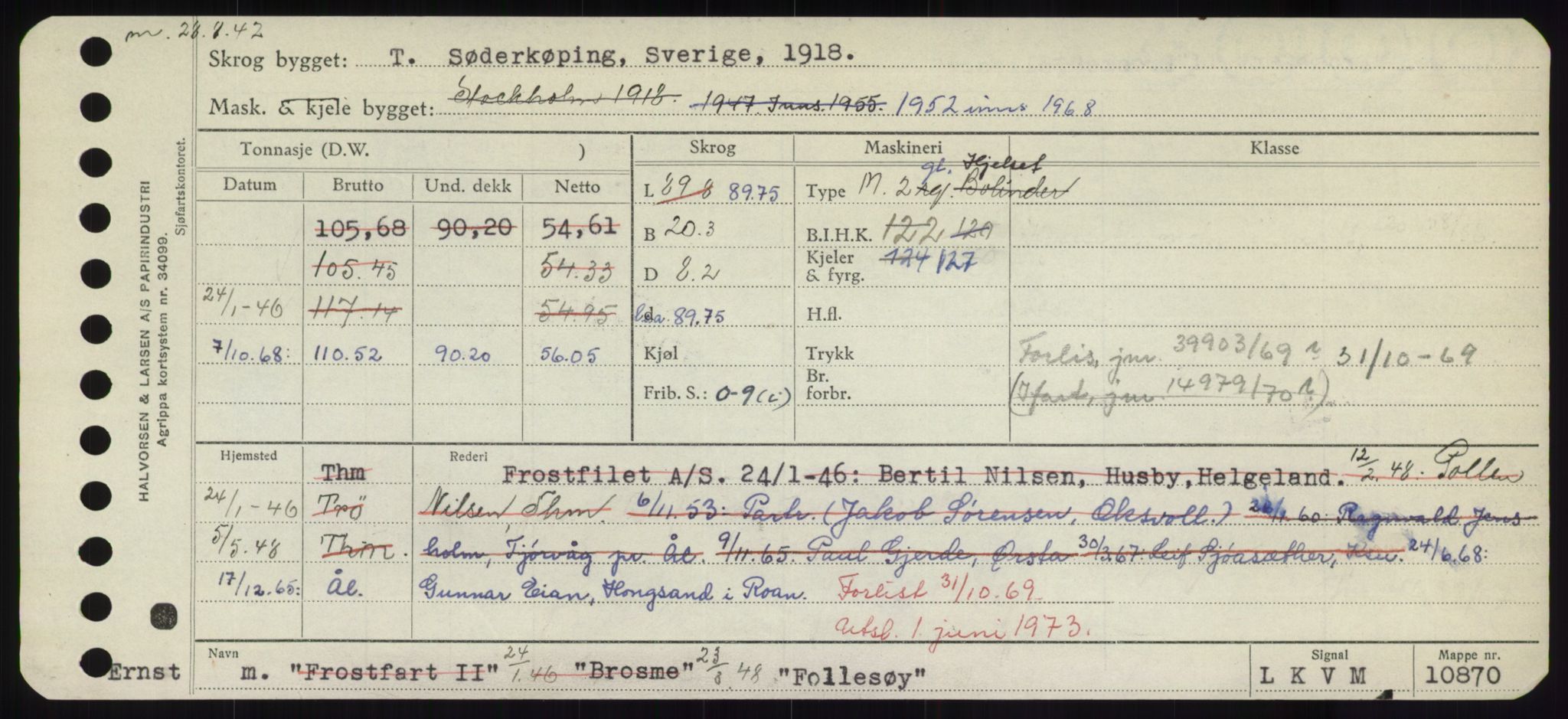 Sjøfartsdirektoratet med forløpere, Skipsmålingen, AV/RA-S-1627/H/Hd/L0011: Fartøy, Fla-Får, p. 151