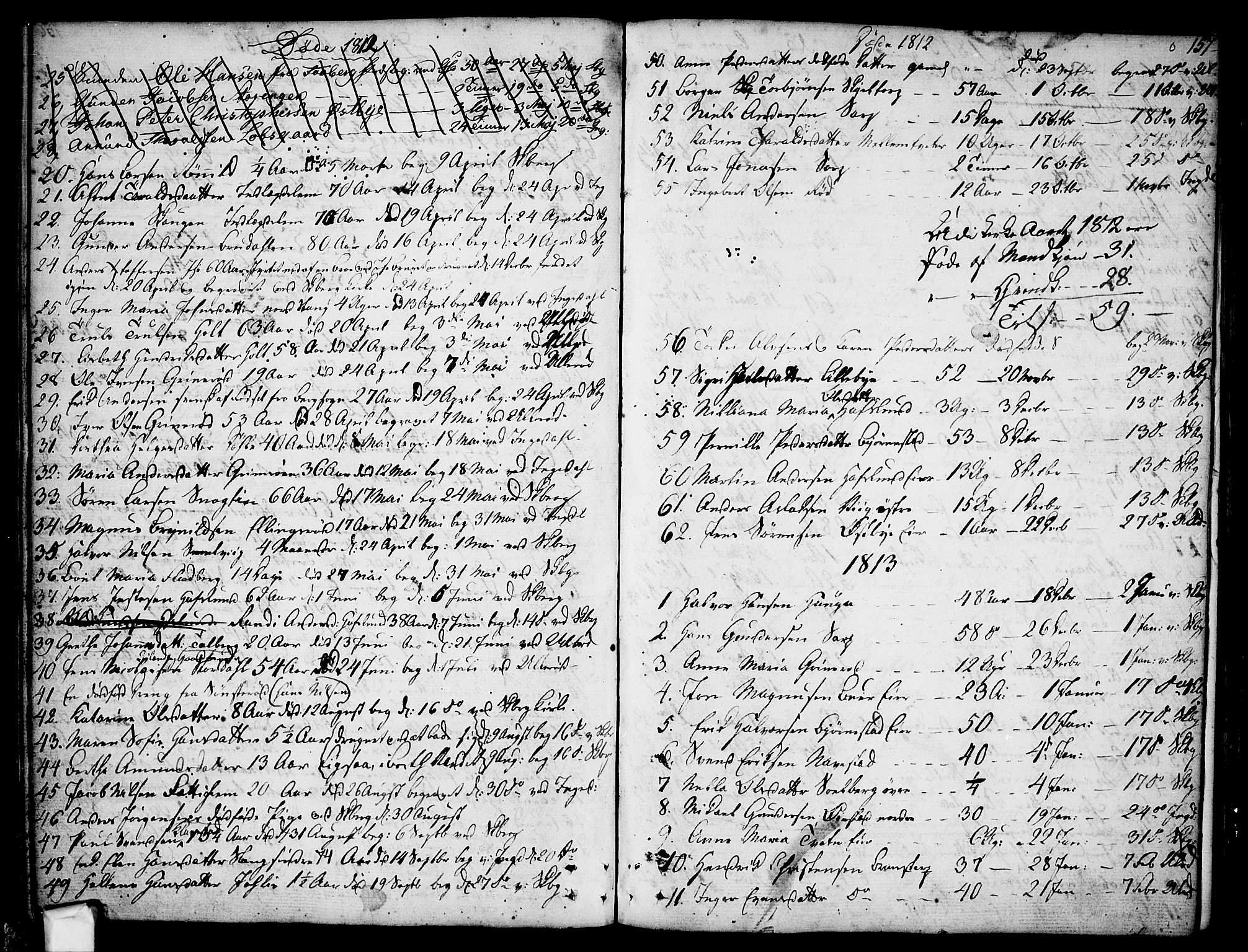 Skjeberg prestekontor Kirkebøker, SAO/A-10923/F/Fa/L0003: Parish register (official) no. I 3, 1792-1814, p. 157