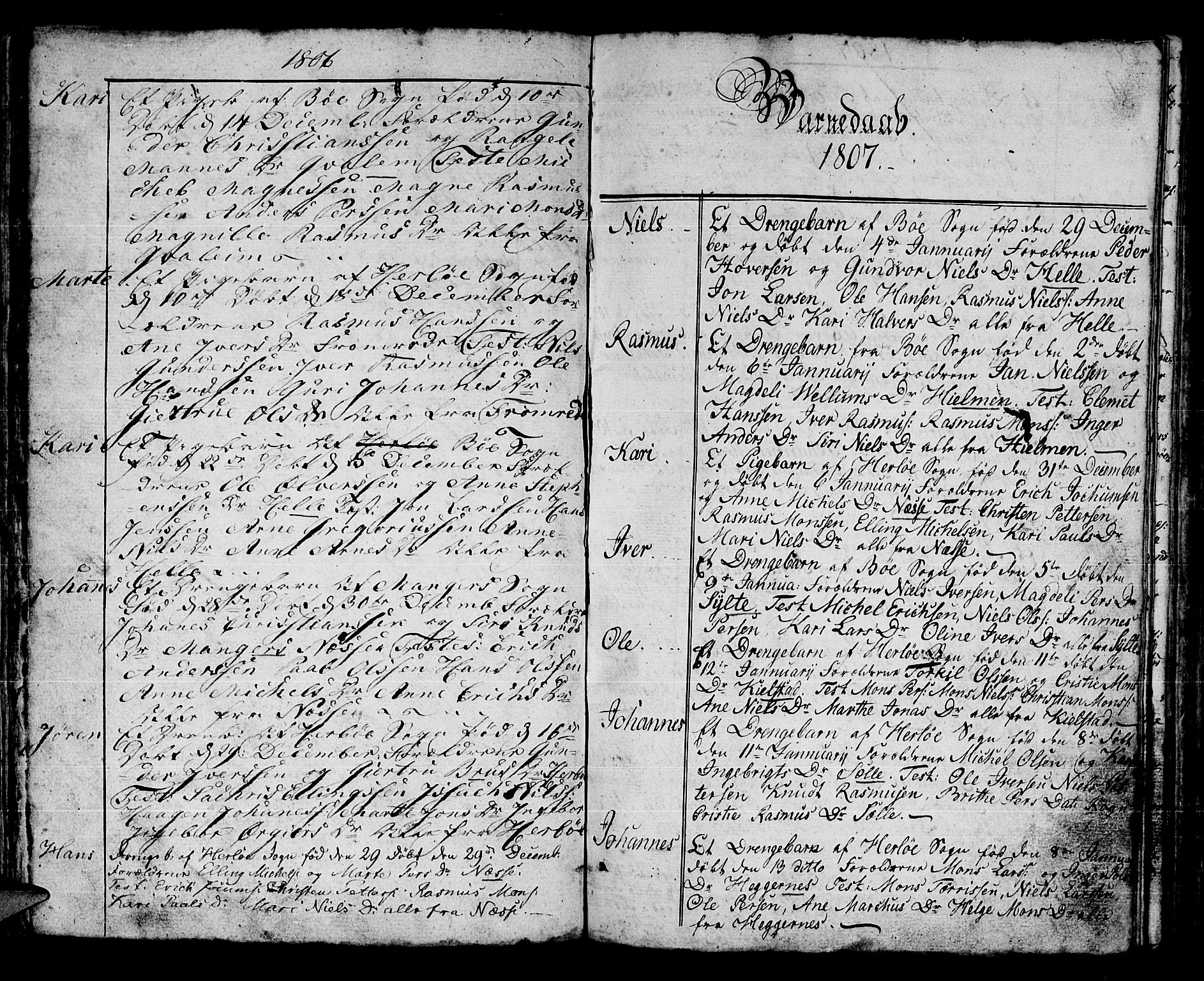 Manger sokneprestembete, SAB/A-76801/H/Haa: Parish register (official) no. A 2, 1792-1815, p. 97