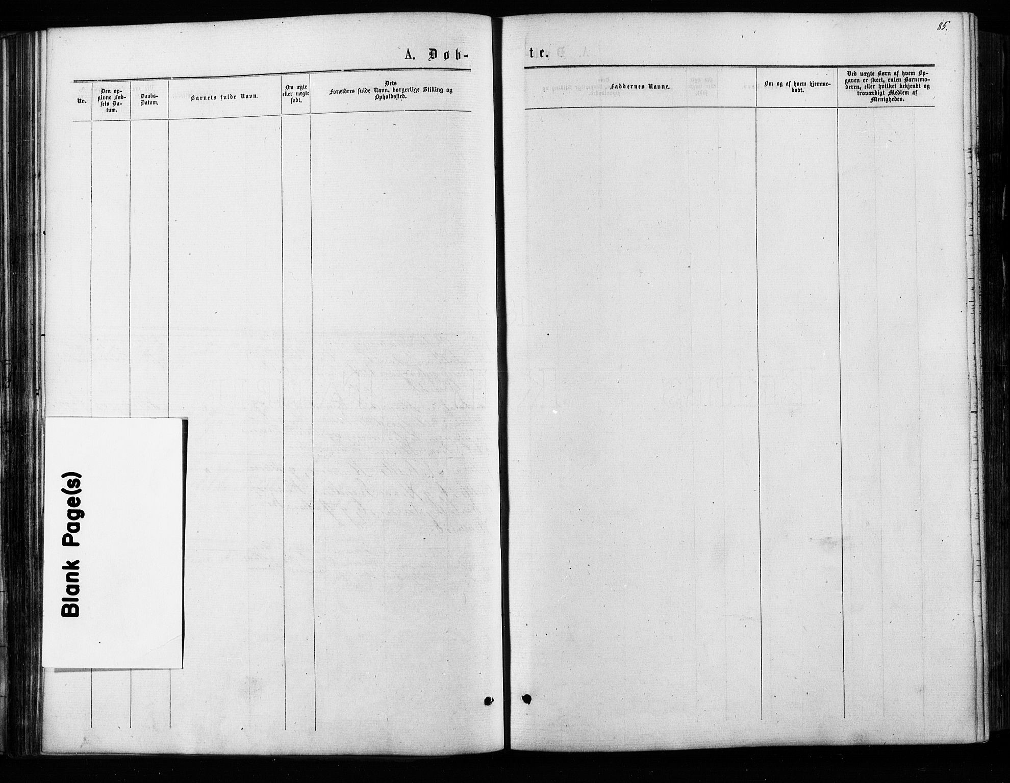 Nes prestekontor Kirkebøker, AV/SAO-A-10410/F/Fa/L0009: Parish register (official) no. I 9, 1875-1882, p. 85