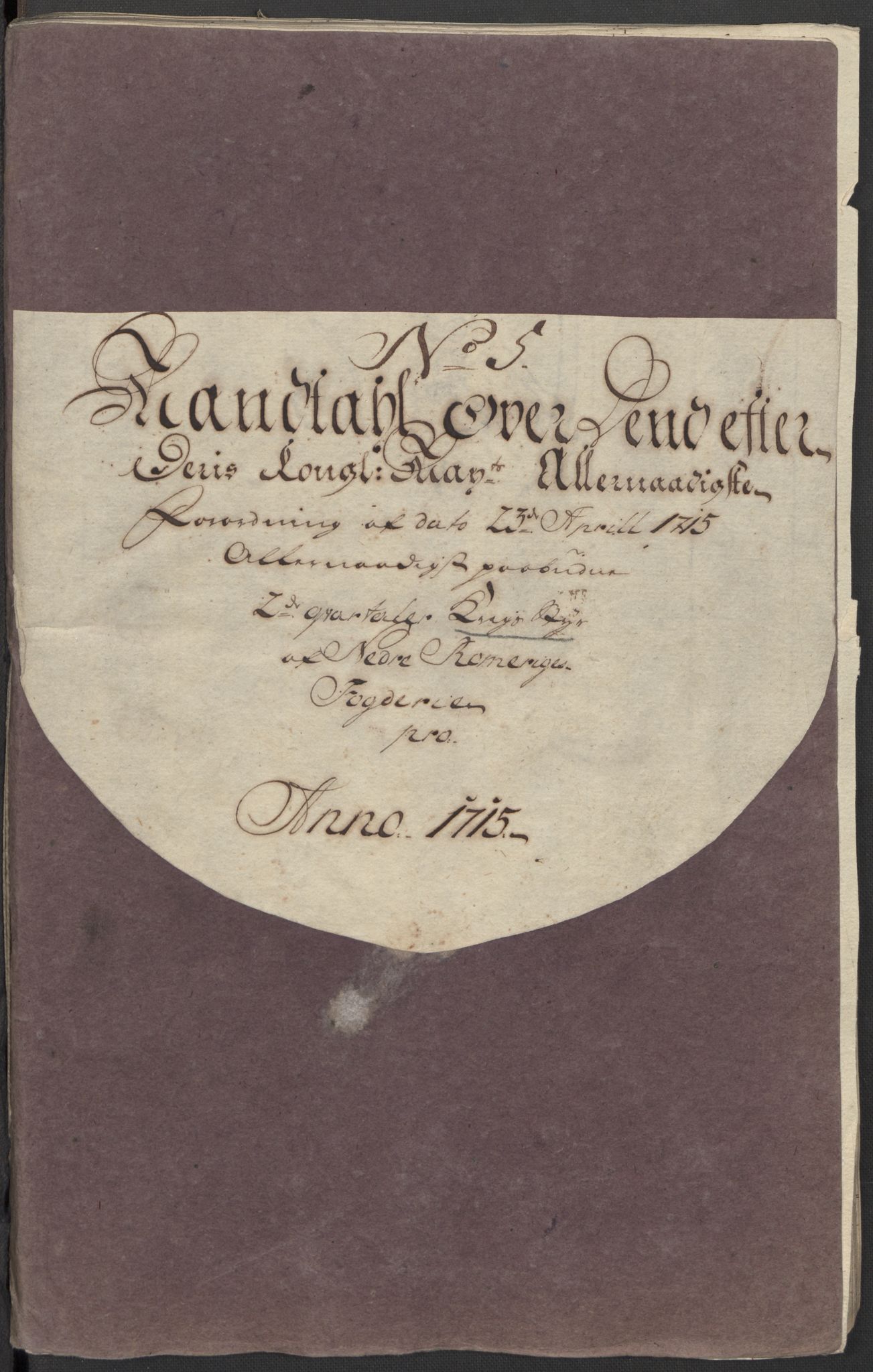 Rentekammeret inntil 1814, Reviderte regnskaper, Fogderegnskap, AV/RA-EA-4092/R11/L0597: Fogderegnskap Nedre Romerike, 1715, p. 114