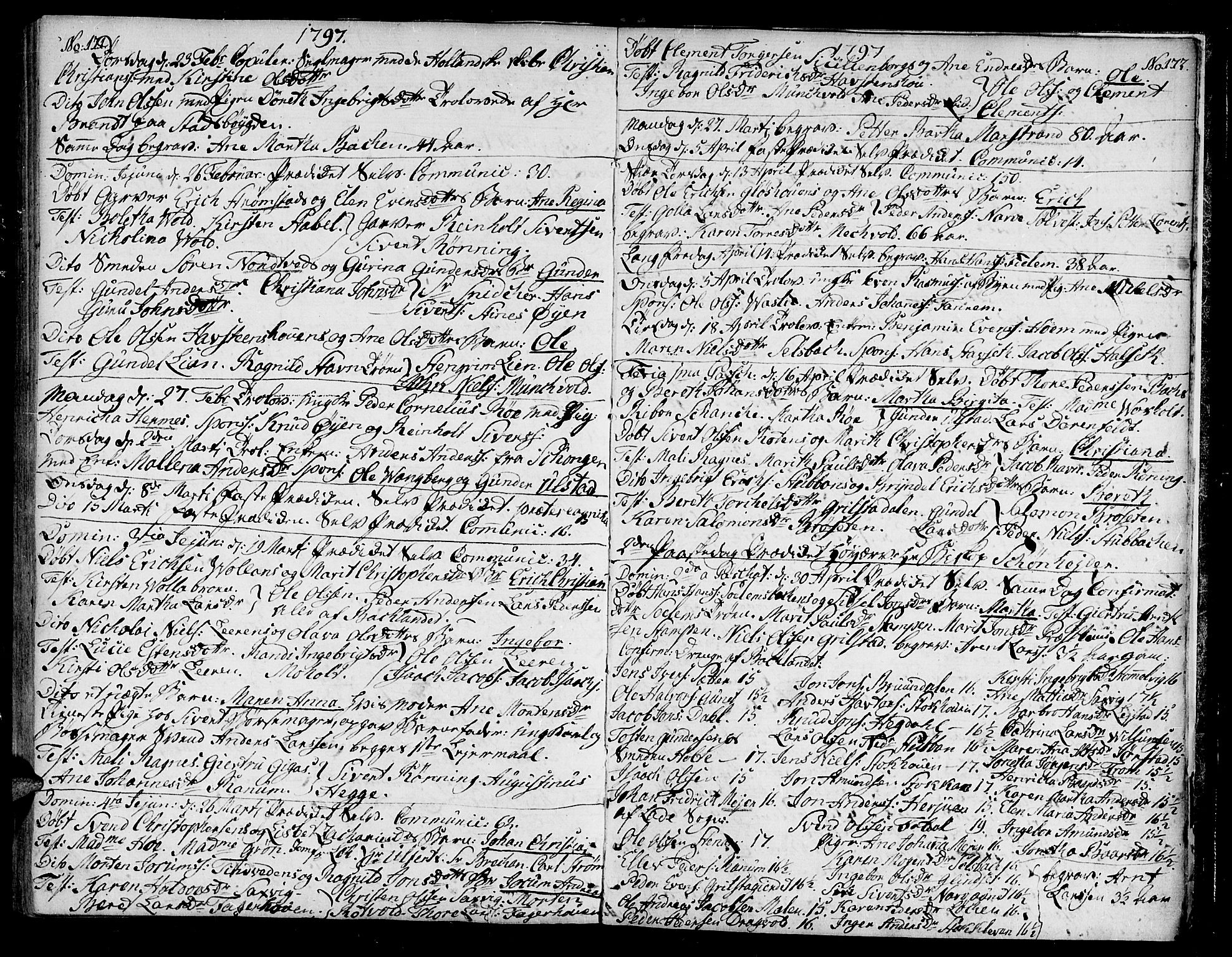 Ministerialprotokoller, klokkerbøker og fødselsregistre - Sør-Trøndelag, SAT/A-1456/604/L0180: Parish register (official) no. 604A01, 1780-1797, p. 171-172