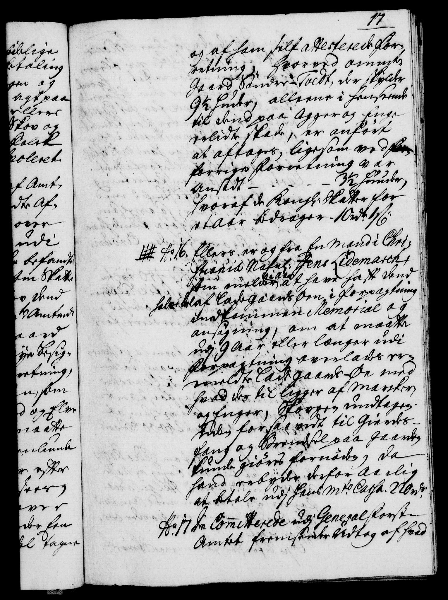 Rentekammeret, Kammerkanselliet, RA/EA-3111/G/Gh/Gha/L0022: Norsk ekstraktmemorialprotokoll (merket RK 53.67), 1739-1741, p. 17