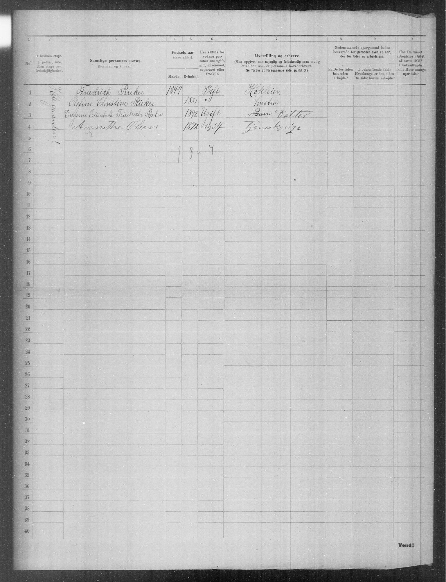 OBA, Municipal Census 1903 for Kristiania, 1903, p. 11363