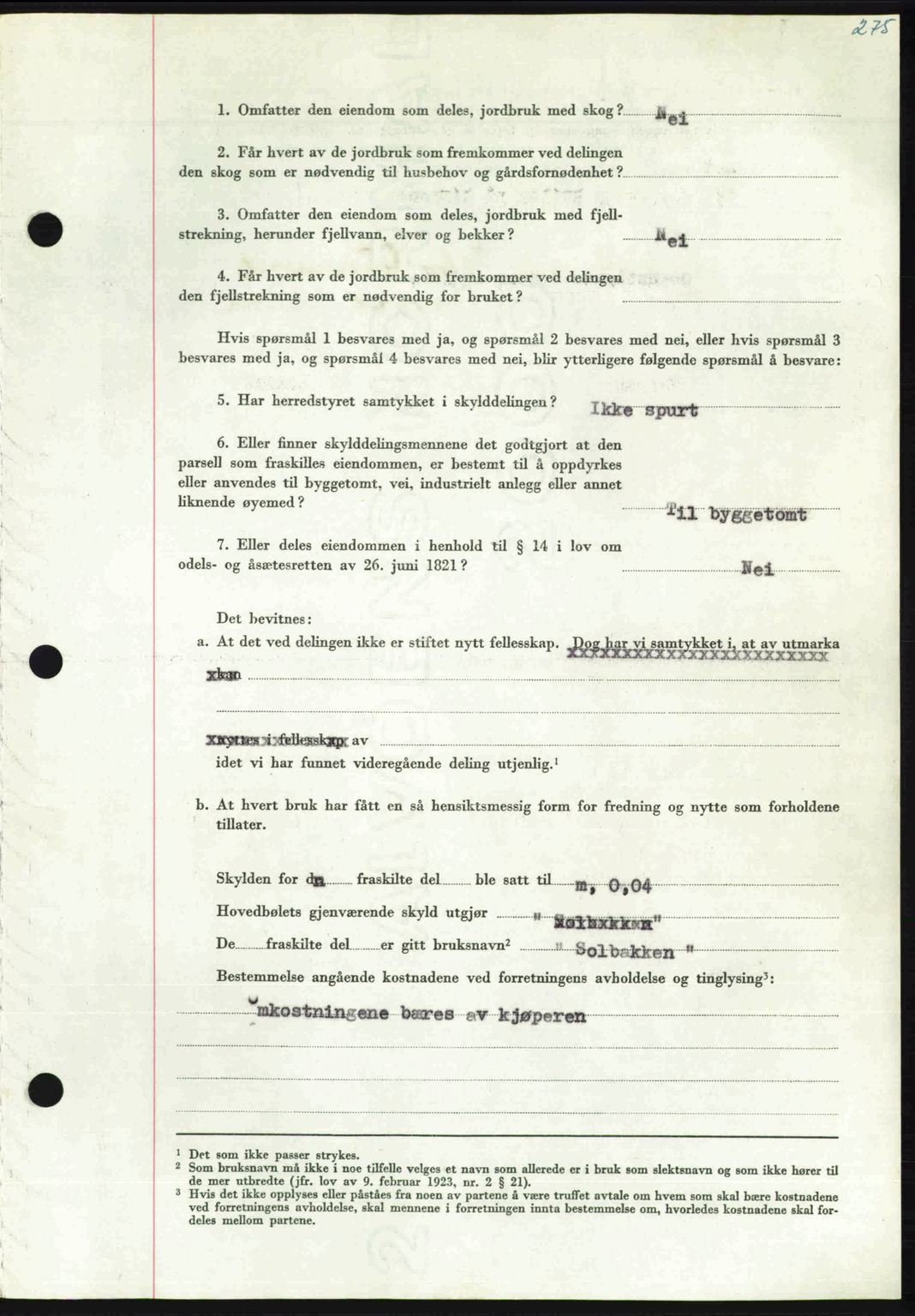 Nordmøre sorenskriveri, AV/SAT-A-4132/1/2/2Ca: Mortgage book no. A116, 1950-1950, Diary no: : 2898/1950