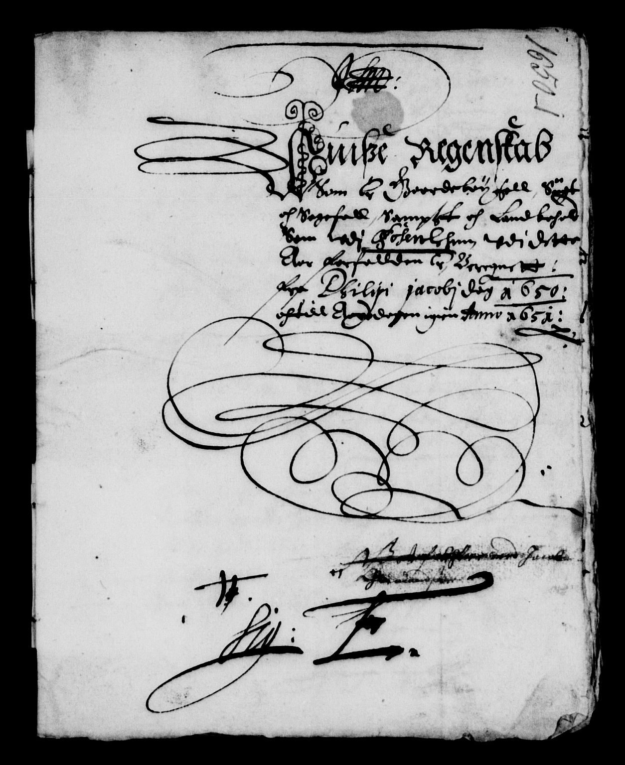 Rentekammeret inntil 1814, Reviderte regnskaper, Lensregnskaper, AV/RA-EA-5023/R/Rb/Rbw/L0098: Trondheim len, 1649-1651