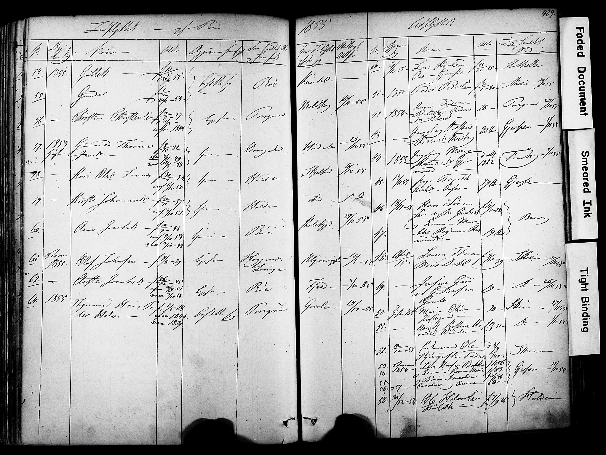 Solum kirkebøker, SAKO/A-306/F/Fa/L0006: Parish register (official) no. I 6, 1844-1855, p. 489