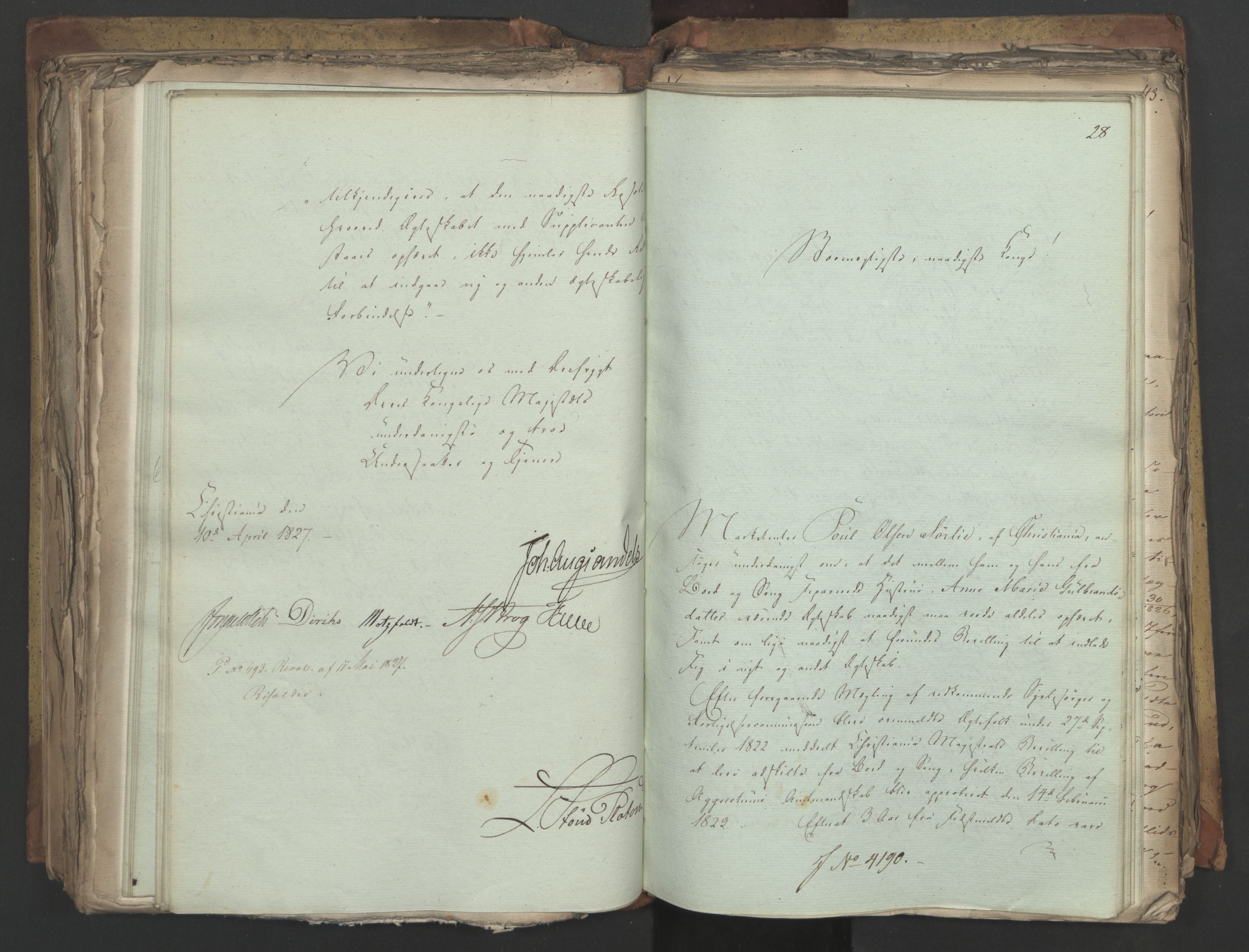 Statsrådsavdelingen i Stockholm, AV/RA-S-1003/D/Da/L0050: Regjeringsinnstillinger nr. 4087-4309, 1826, p. 346