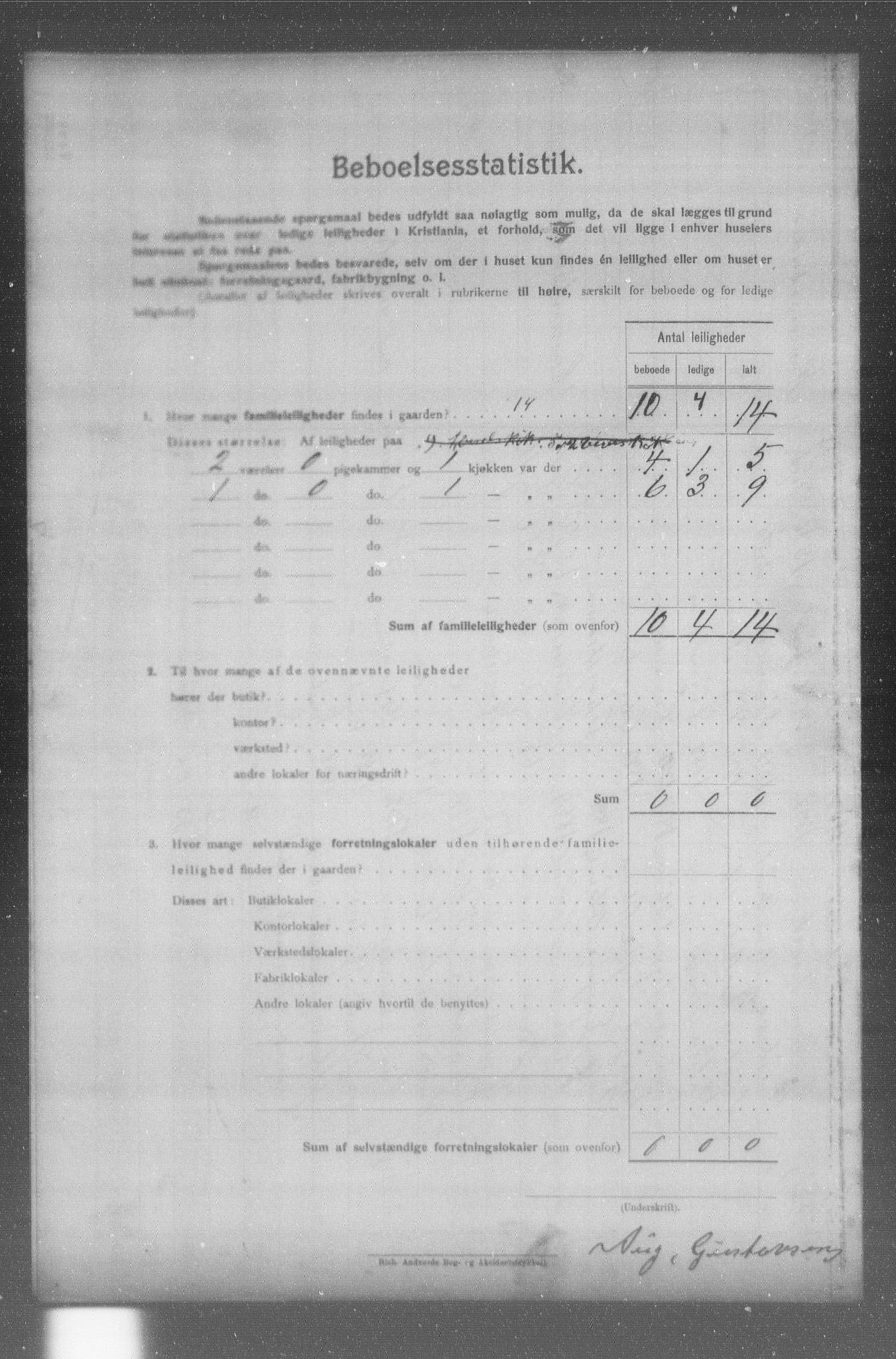 OBA, Municipal Census 1904 for Kristiania, 1904, p. 6183