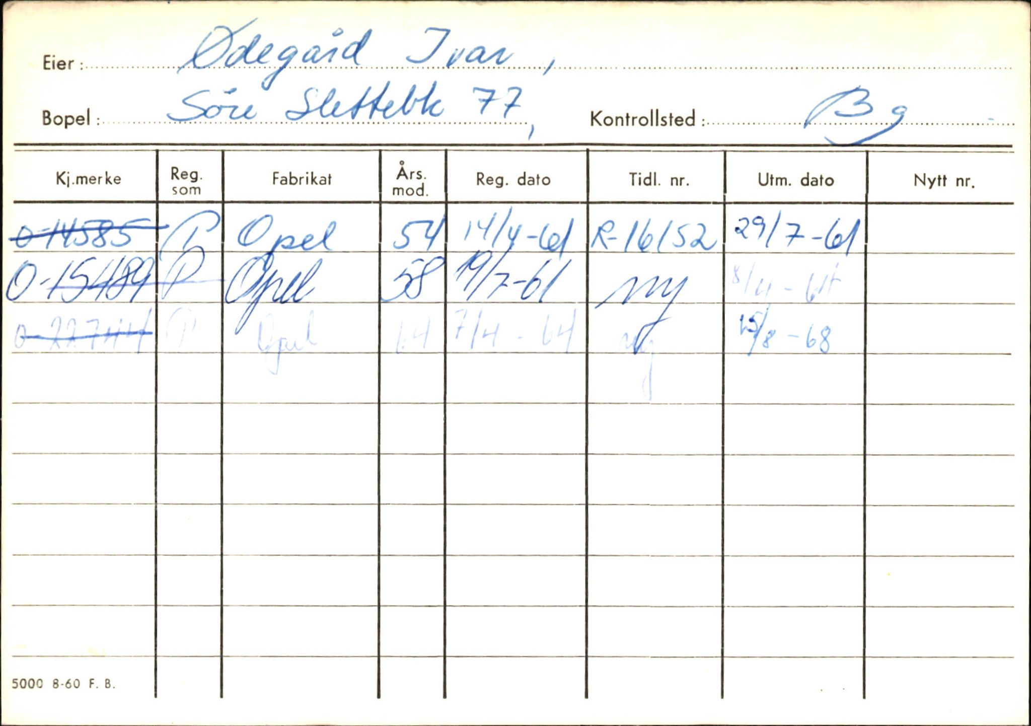 Statens vegvesen, Hordaland vegkontor, AV/SAB-A-5201/2/Hb/L0037: O-eierkort W-P, 1920-1971, p. 1039