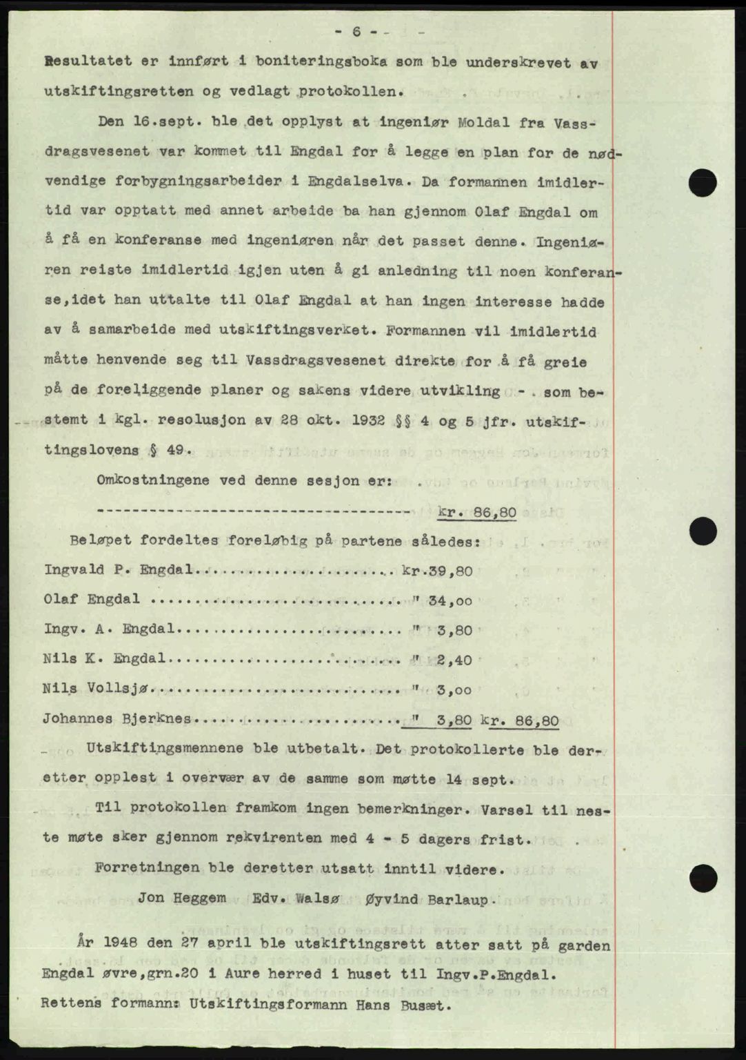 Nordmøre sorenskriveri, AV/SAT-A-4132/1/2/2Ca: Mortgage book no. A110, 1948-1949, Diary no: : 499/1949