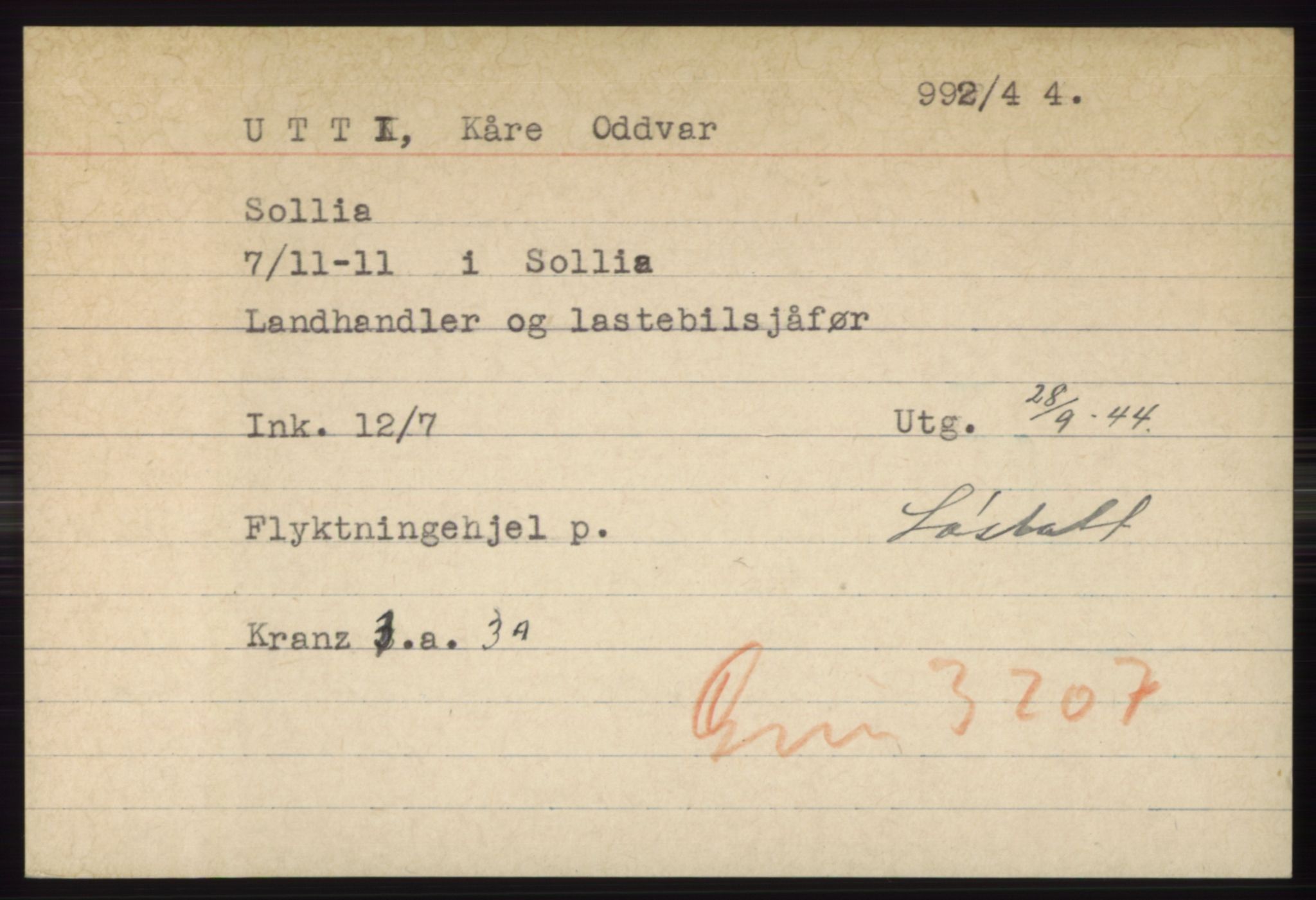 Statspolitiet - Hovedkontoret / Osloavdelingen, AV/RA-S-1329/C/Ck/Cke/L0005: Fangeregister; etternavn S - Å, 1941-1945, p. 559