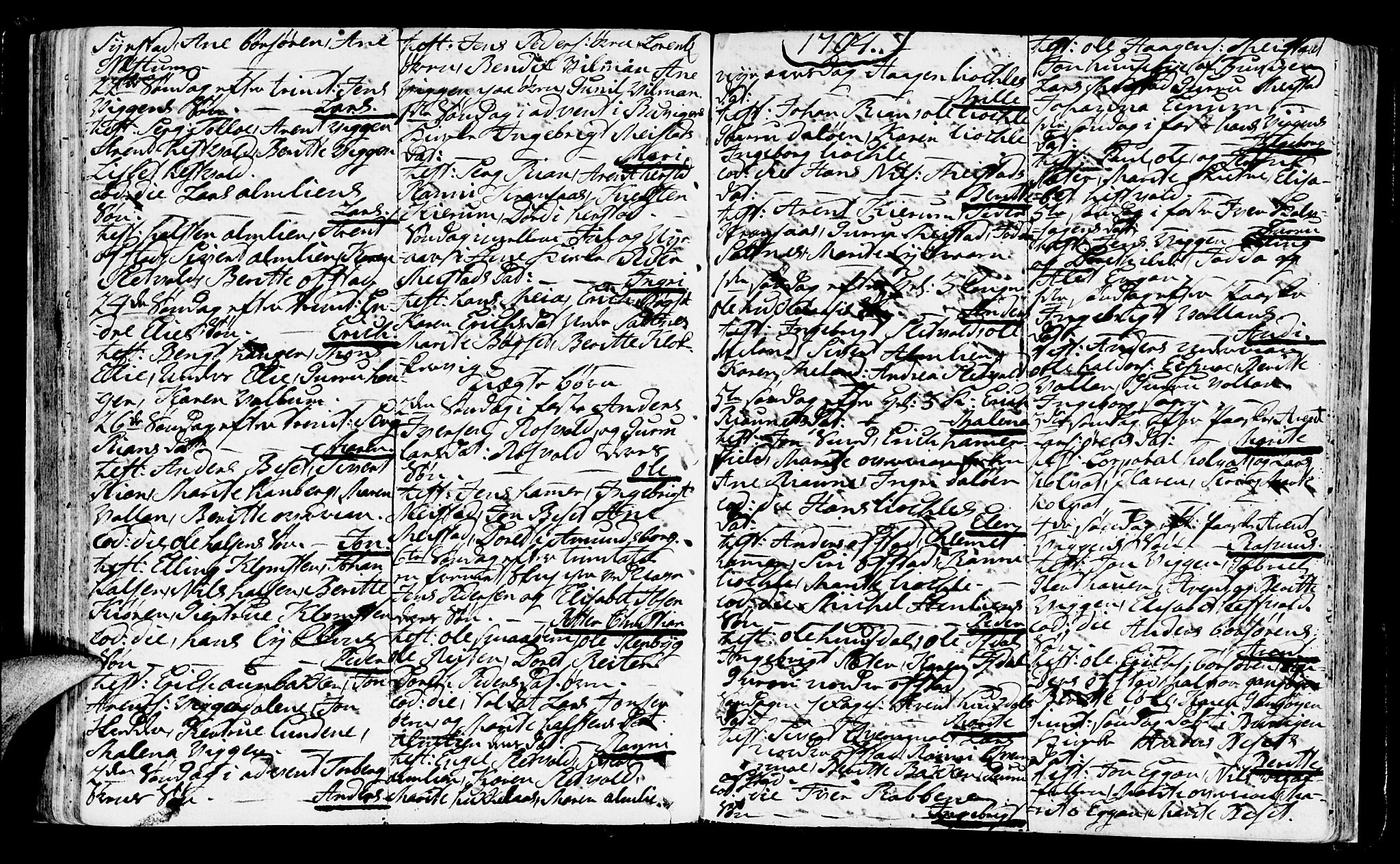 Ministerialprotokoller, klokkerbøker og fødselsregistre - Sør-Trøndelag, SAT/A-1456/665/L0768: Parish register (official) no. 665A03, 1754-1803, p. 101