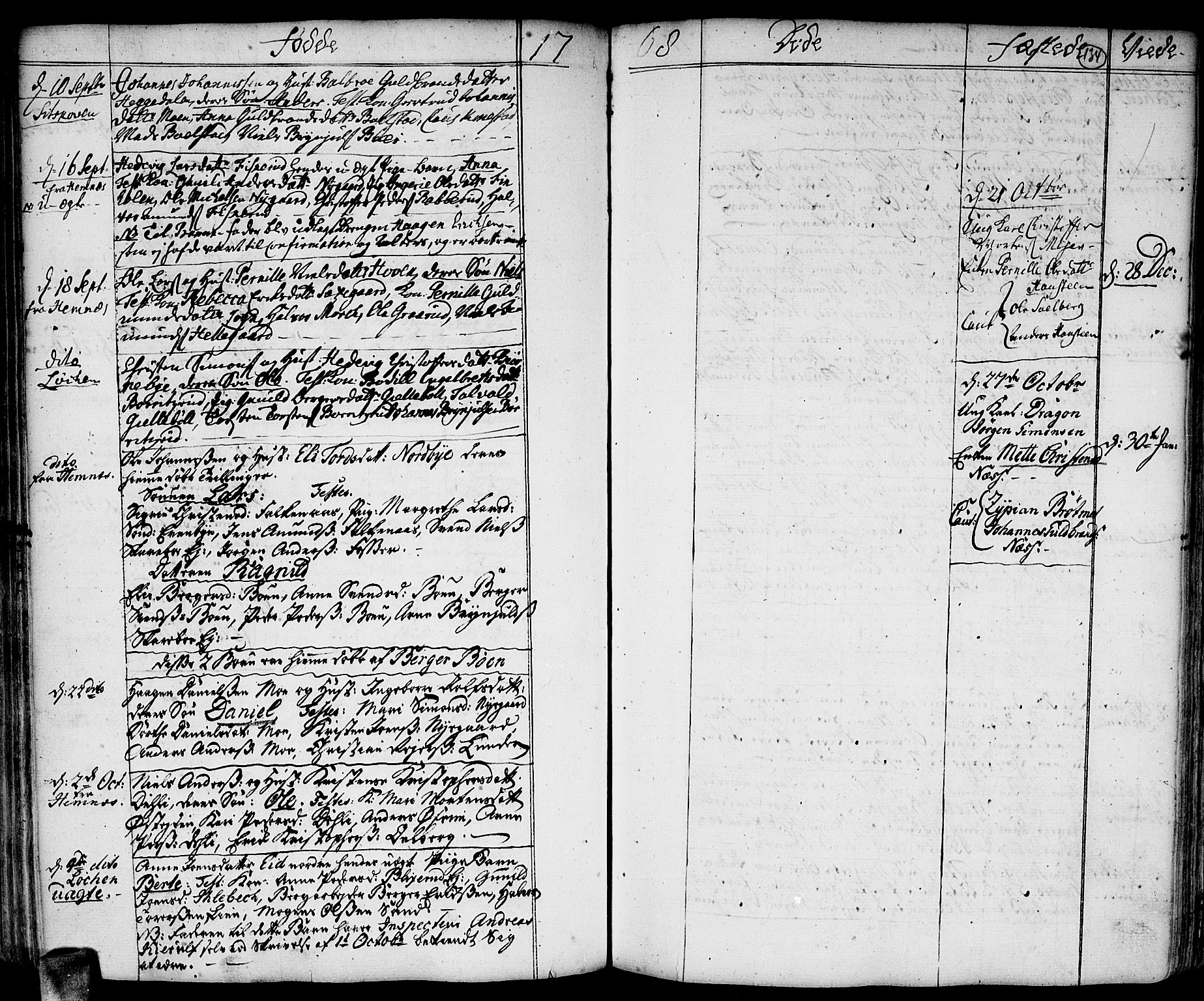 Høland prestekontor Kirkebøker, AV/SAO-A-10346a/F/Fa/L0004: Parish register (official) no. I 4, 1757-1780, p. 134