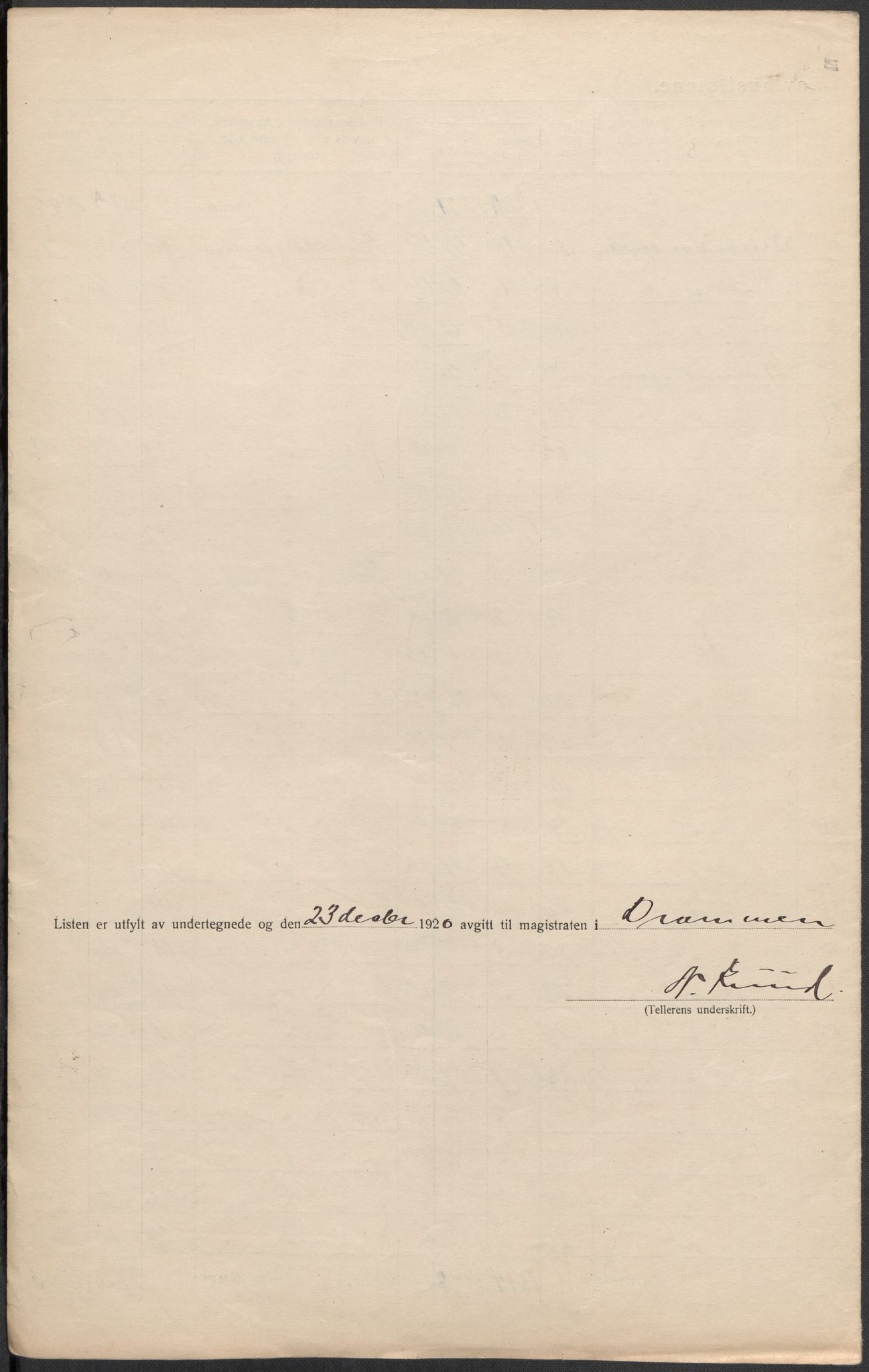 SAKO, 1920 census for Drammen, 1920, p. 93