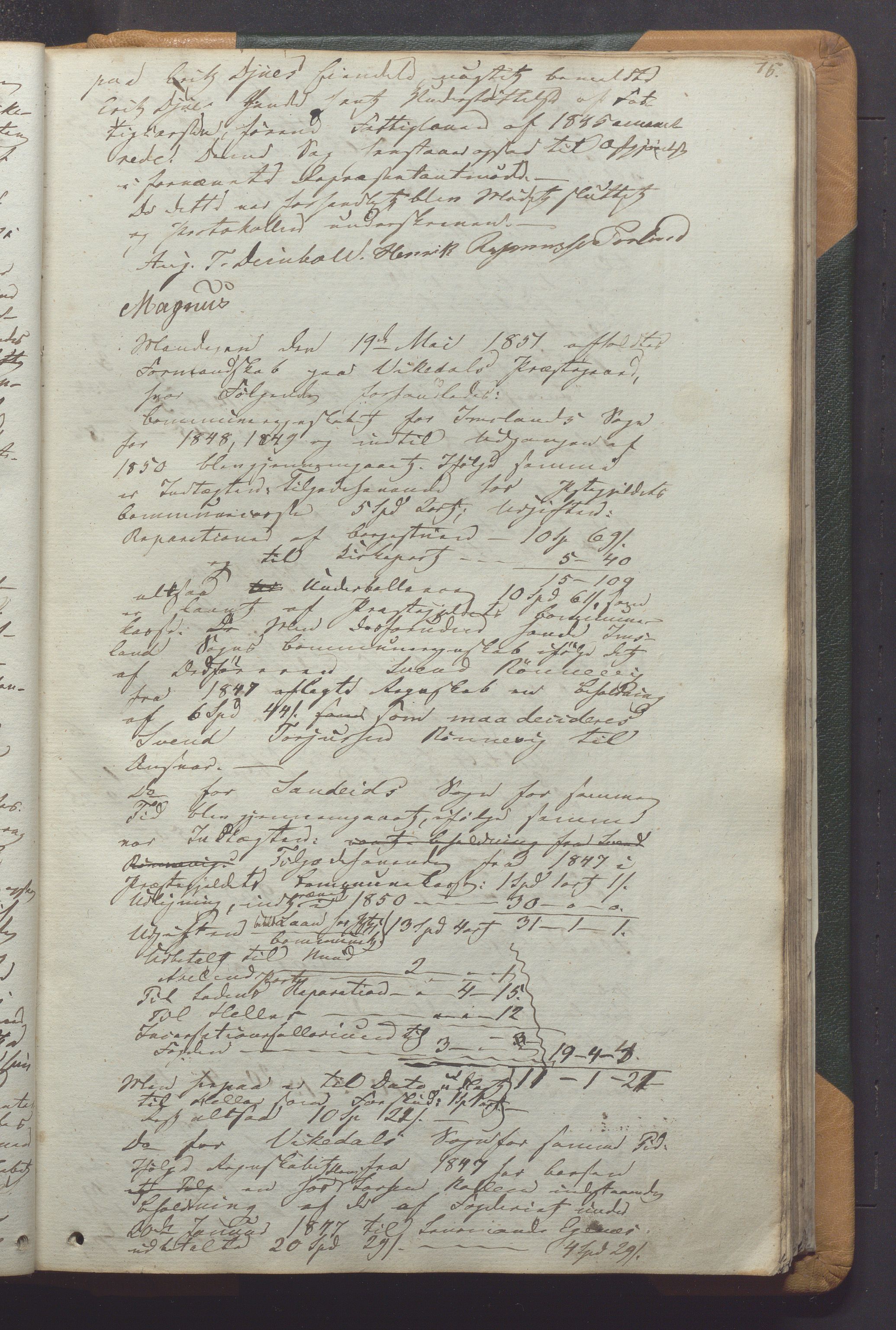 Vikedal kommune - Formannskapet, IKAR/K-100598/Aaa/L0001: Møtebok, 1837-1874, p. 75a