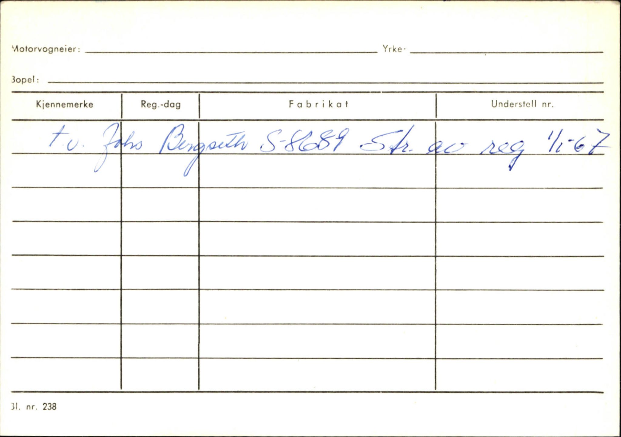 Statens vegvesen, Sogn og Fjordane vegkontor, SAB/A-5301/4/F/L0130: Eigarregister Eid T-Å. Høyanger A-O, 1945-1975, p. 2162