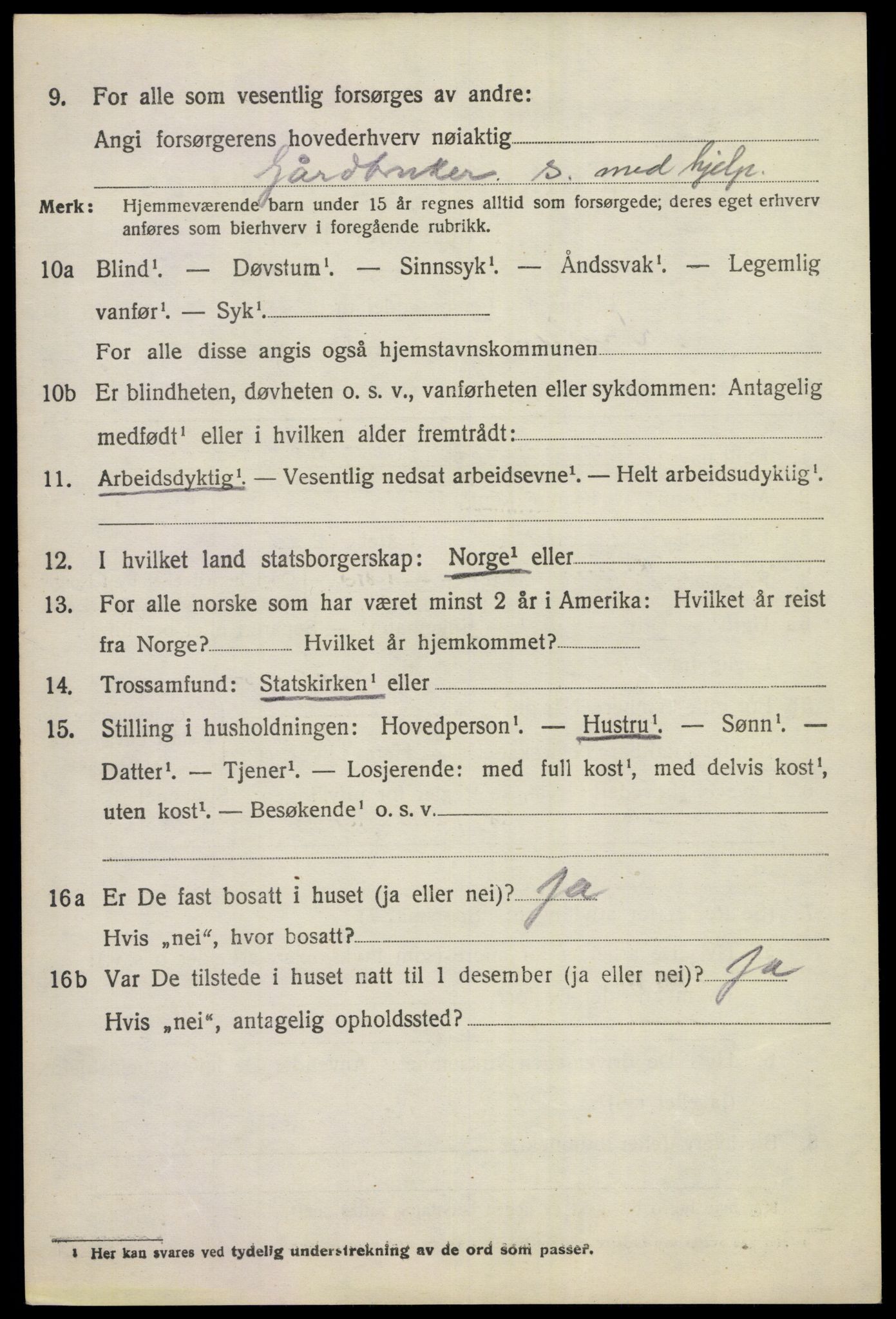 SAKO, 1920 census for Norderhov, 1920, p. 20307