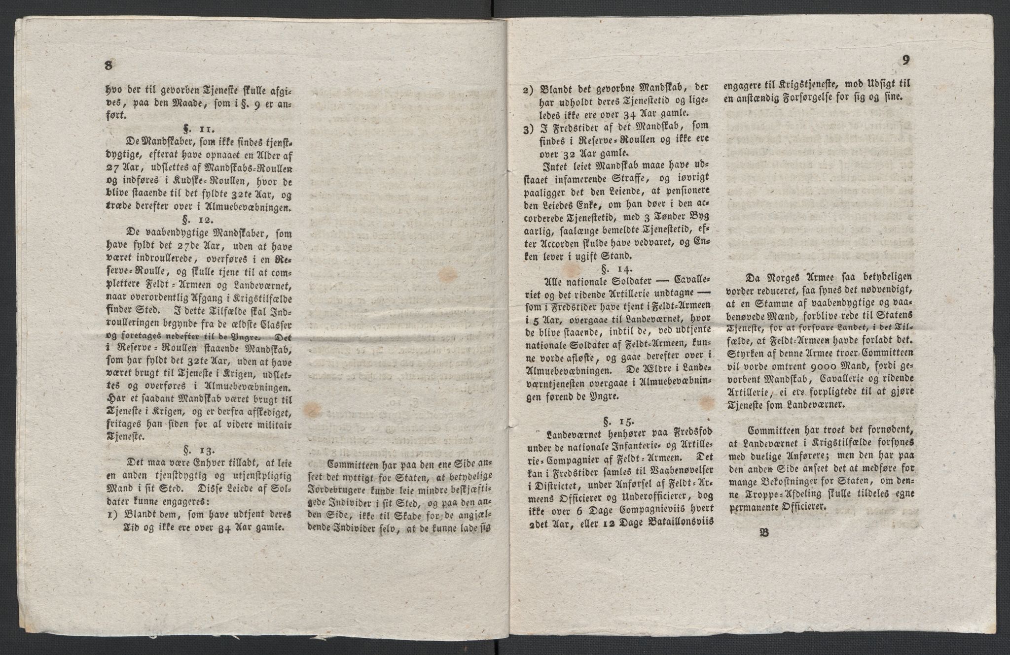Christie, Wilhelm Frimann Koren, AV/RA-PA-0014/F/L0005: Christies dokumenter fra Stortinget, 1815-1816, p. 282