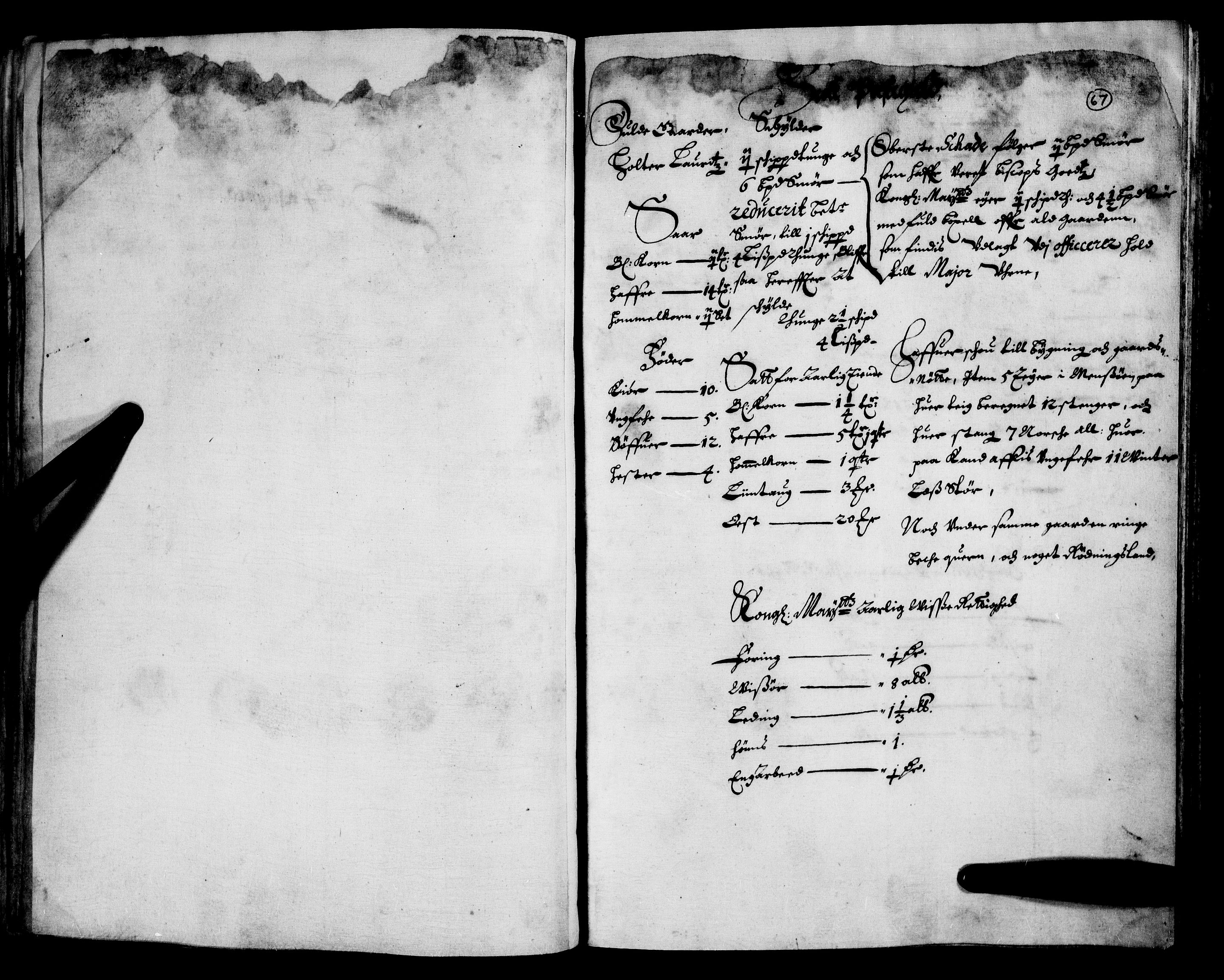 Rentekammeret inntil 1814, Realistisk ordnet avdeling, AV/RA-EA-4070/N/Nb/Nba/L0007: Nedre Romerike fogderi, 1. del, 1666, p. 66b-67a