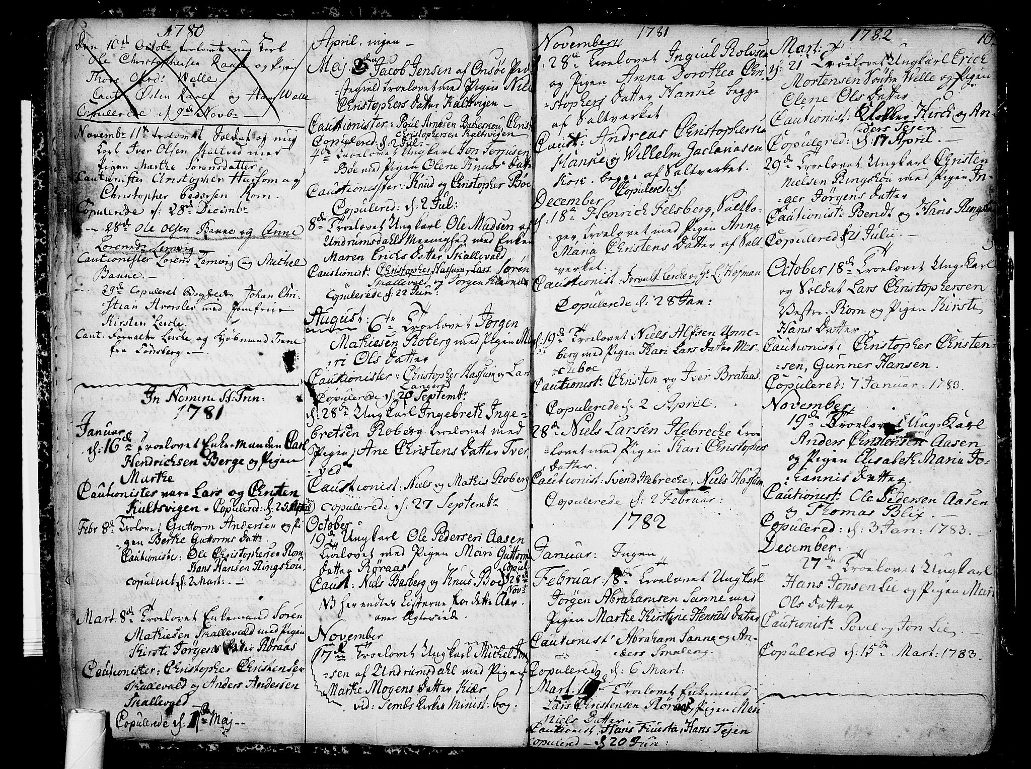 Sem kirkebøker, SAKO/A-5/F/Fb/L0002: Parish register (official) no. II 2, 1764-1792, p. 10