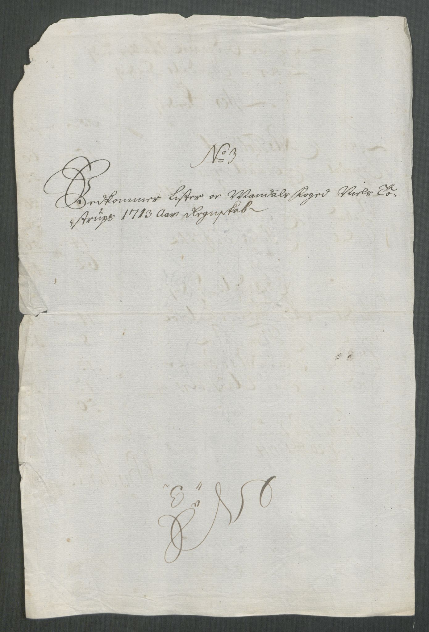 Rentekammeret inntil 1814, Reviderte regnskaper, Fogderegnskap, RA/EA-4092/R43/L2556: Fogderegnskap Lista og Mandal, 1713, p. 39