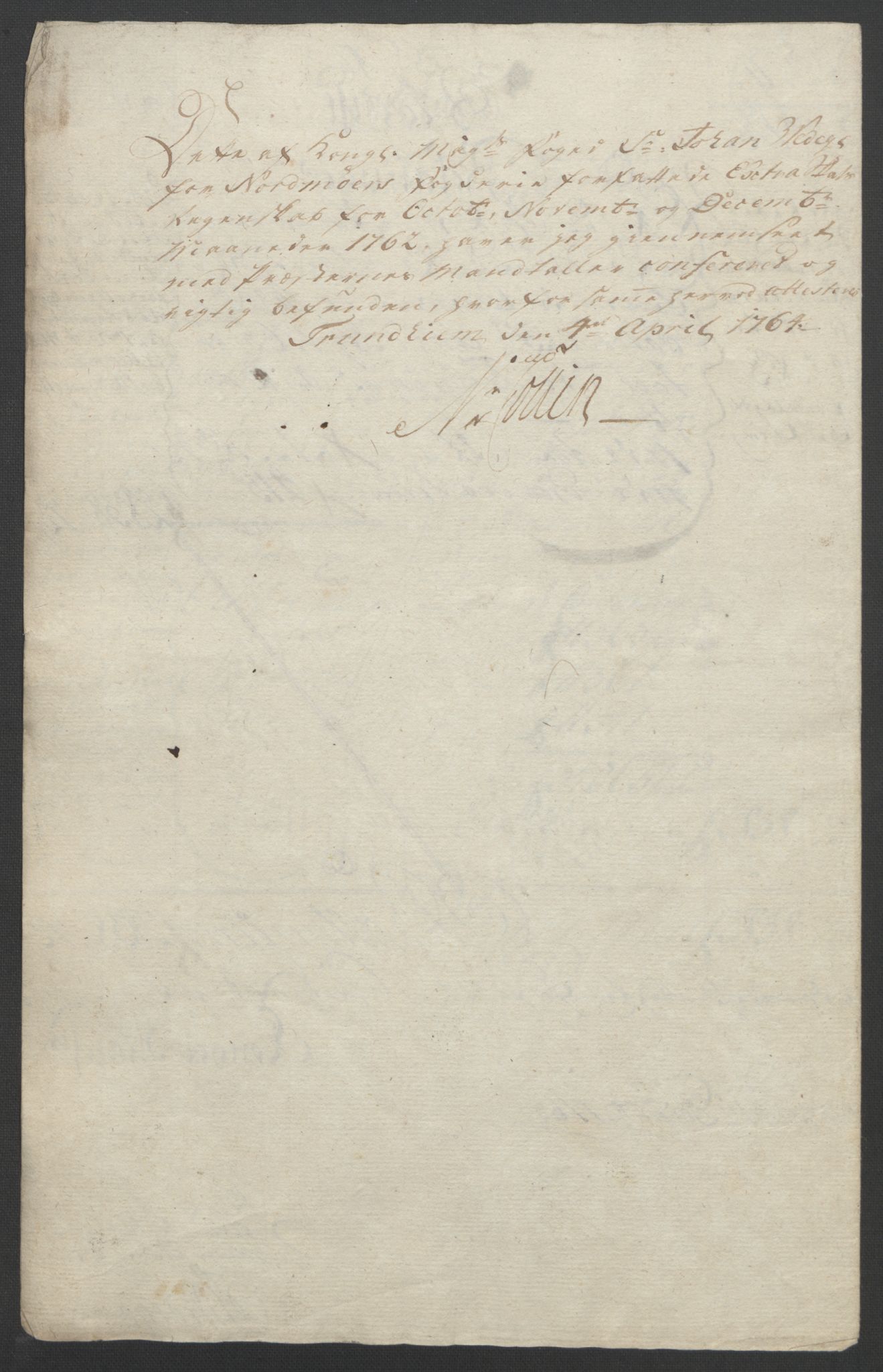 Rentekammeret inntil 1814, Reviderte regnskaper, Fogderegnskap, AV/RA-EA-4092/R56/L3841: Ekstraskatten Nordmøre, 1762-1763, p. 7