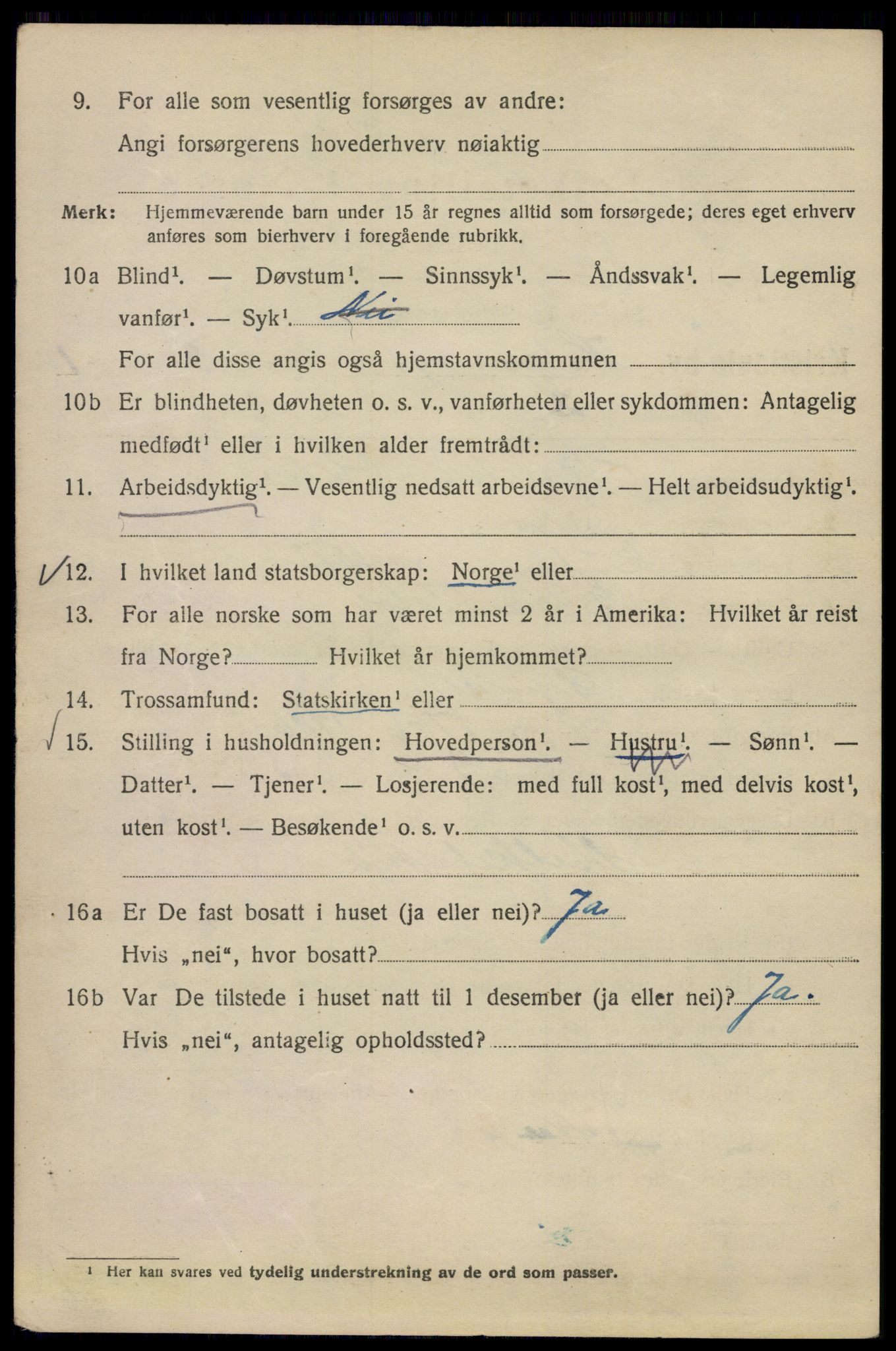 SAO, 1920 census for Kristiania, 1920, p. 282312