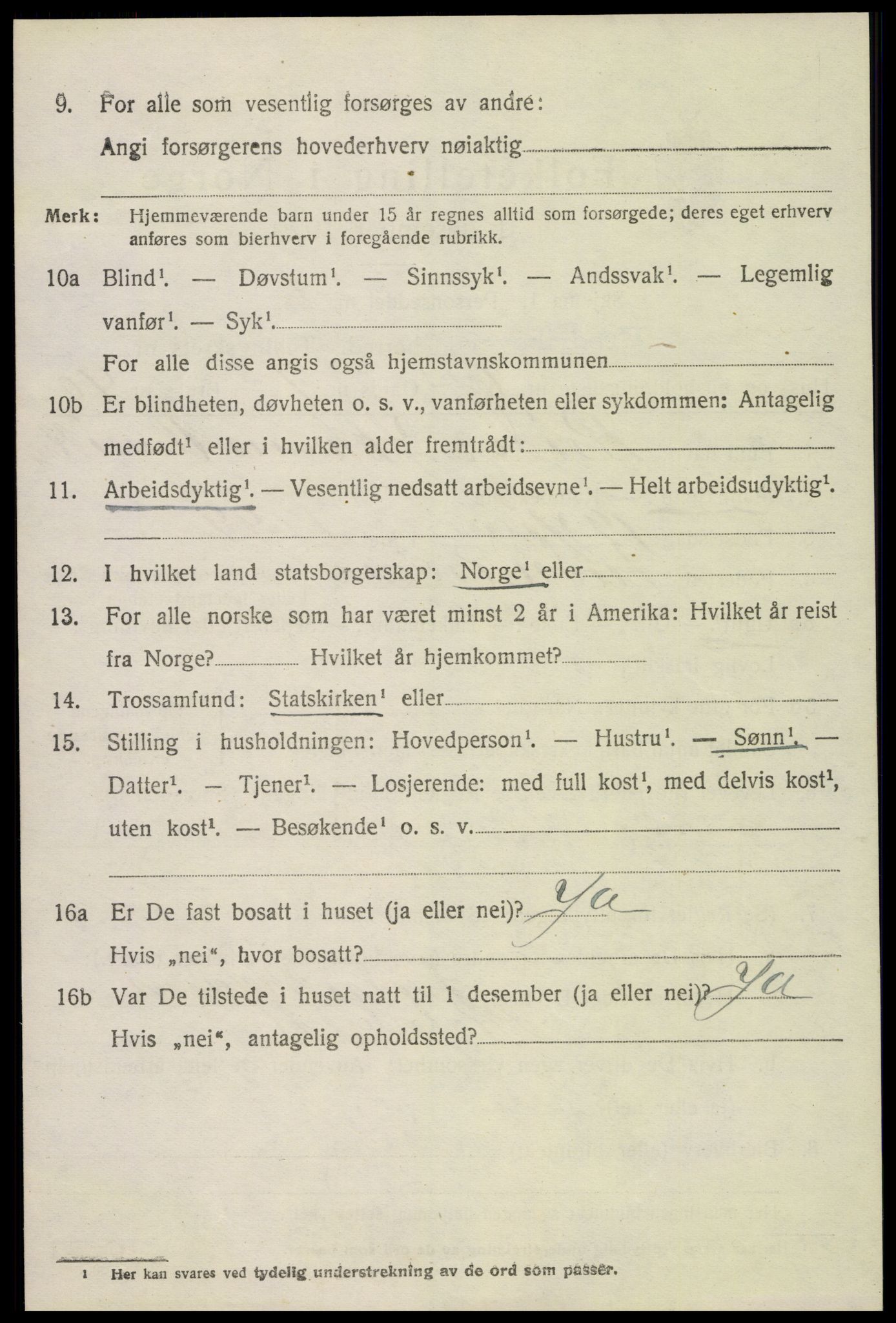 SAKO, 1920 census for Fredriksvern, 1920, p. 956