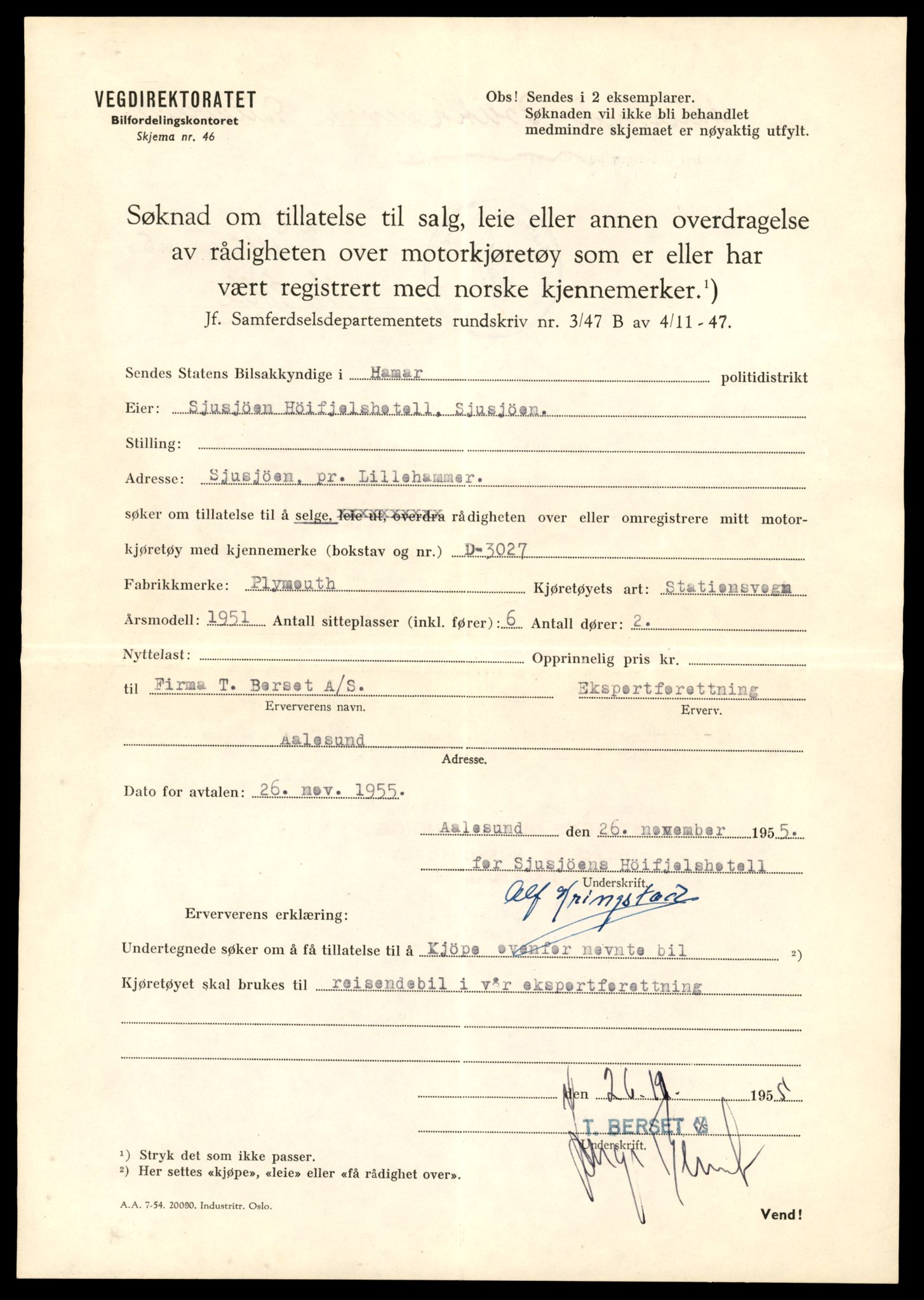 Møre og Romsdal vegkontor - Ålesund trafikkstasjon, AV/SAT-A-4099/F/Fe/L0049: Registreringskort for kjøretøy T 14864 - T 18613, 1927-1998, p. 2319