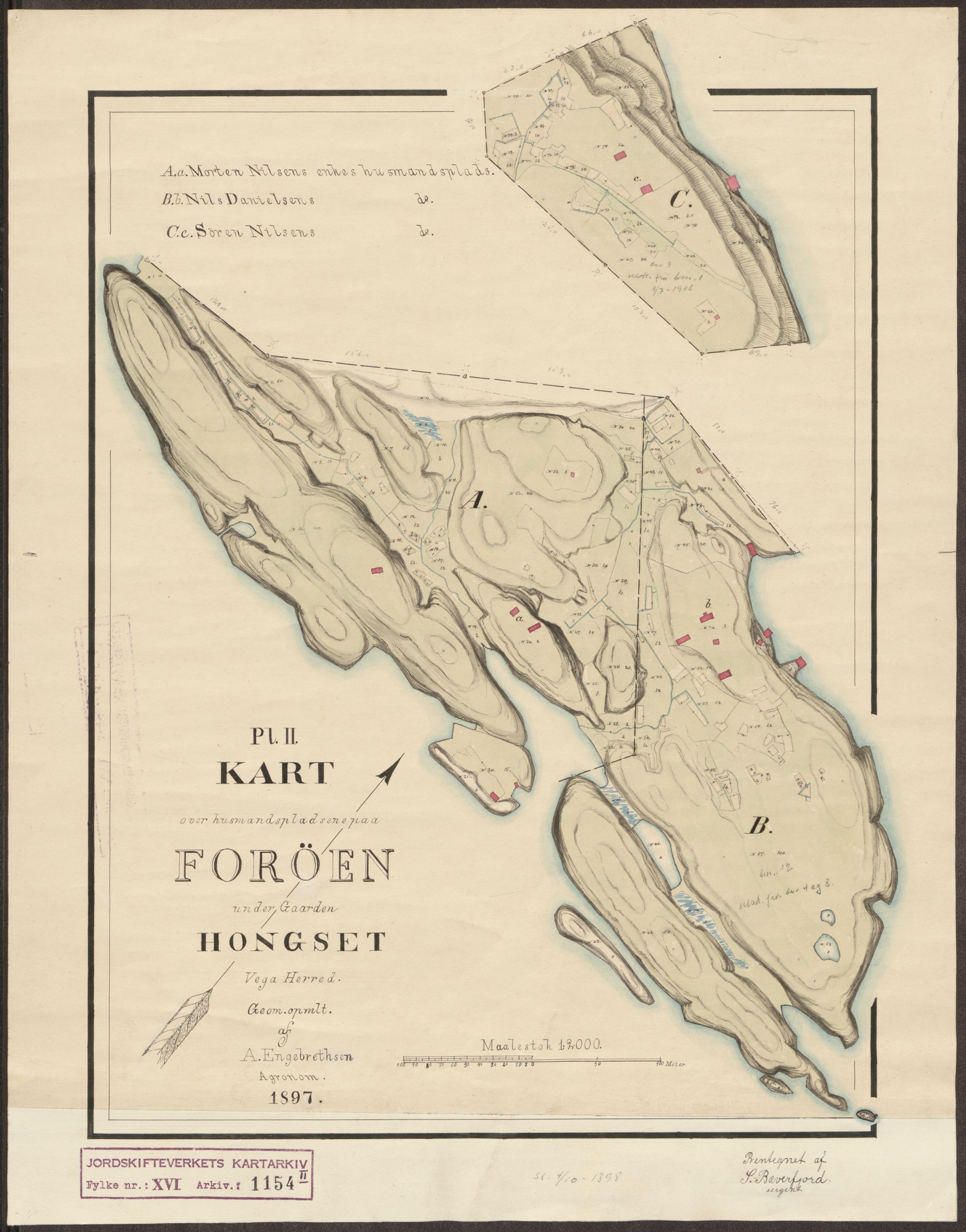 Jordskifteverkets kartarkiv, AV/RA-S-3929/T, 1859-1988, p. 1320
