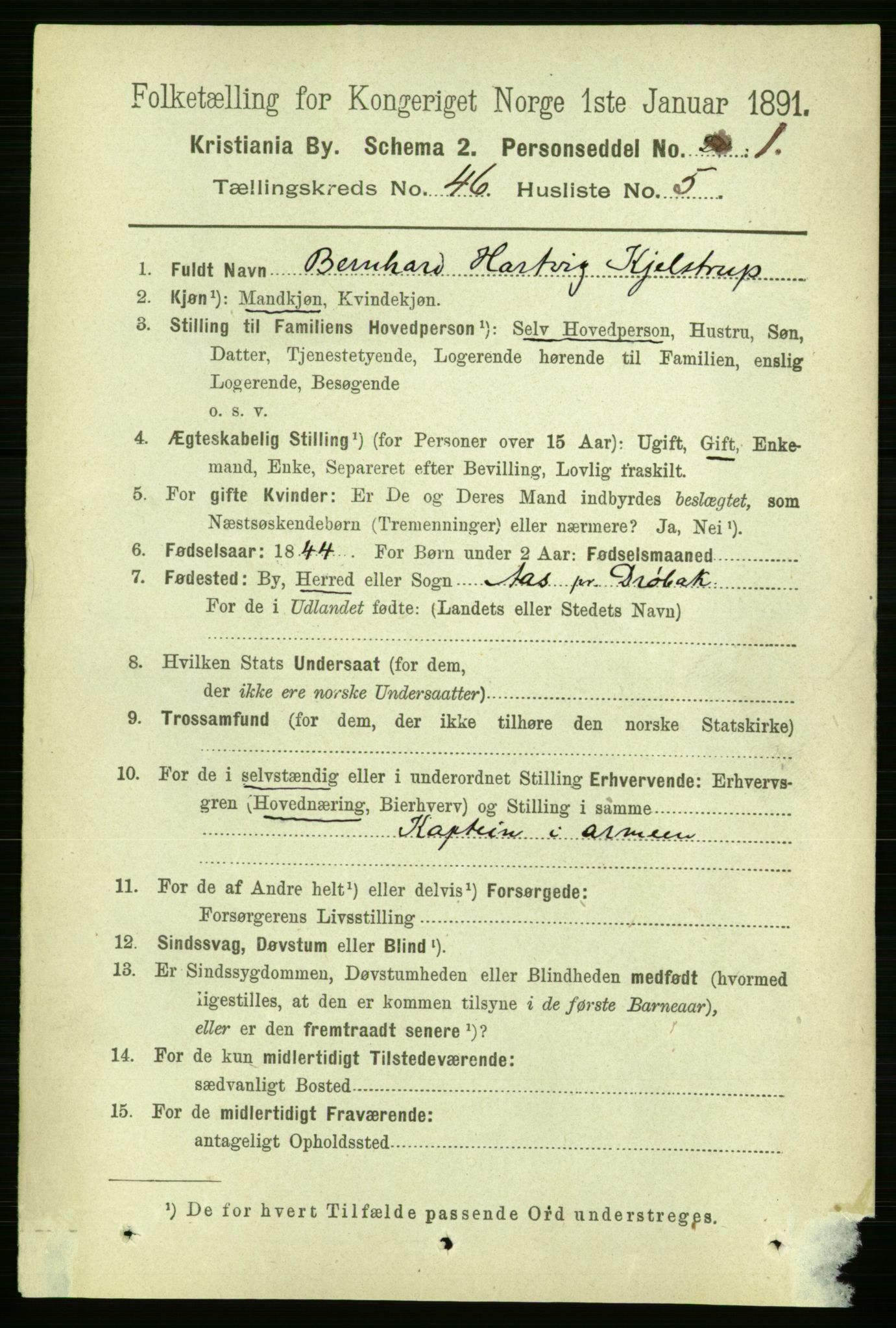 RA, 1891 census for 0301 Kristiania, 1891, p. 28010