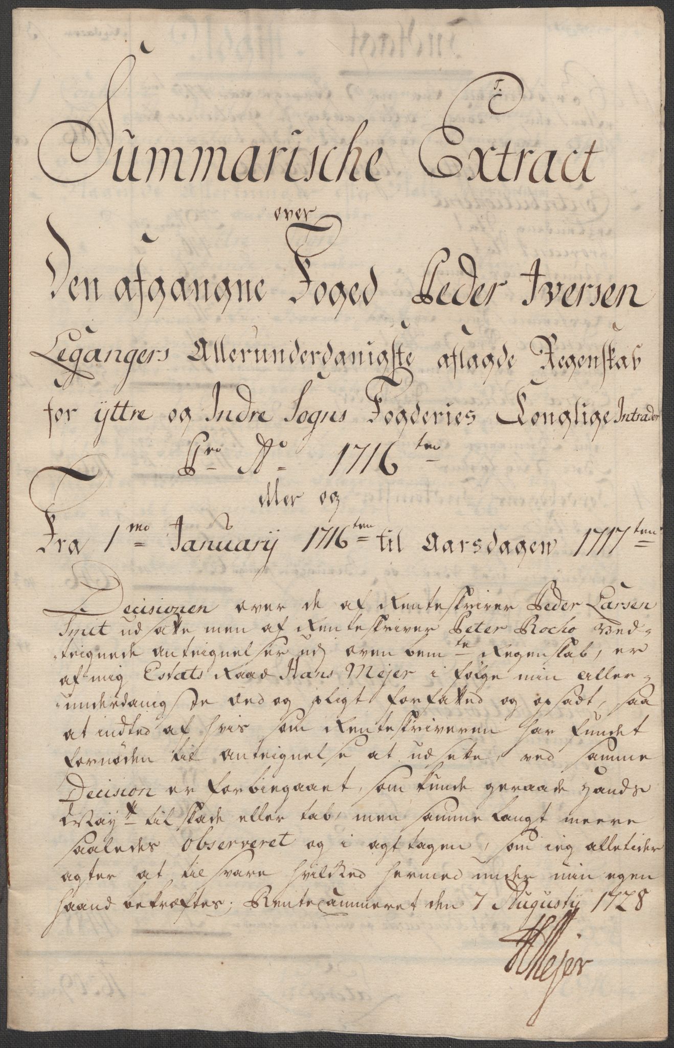 Rentekammeret inntil 1814, Reviderte regnskaper, Fogderegnskap, AV/RA-EA-4092/R52/L3320: Fogderegnskap Sogn, 1715-1716, p. 373