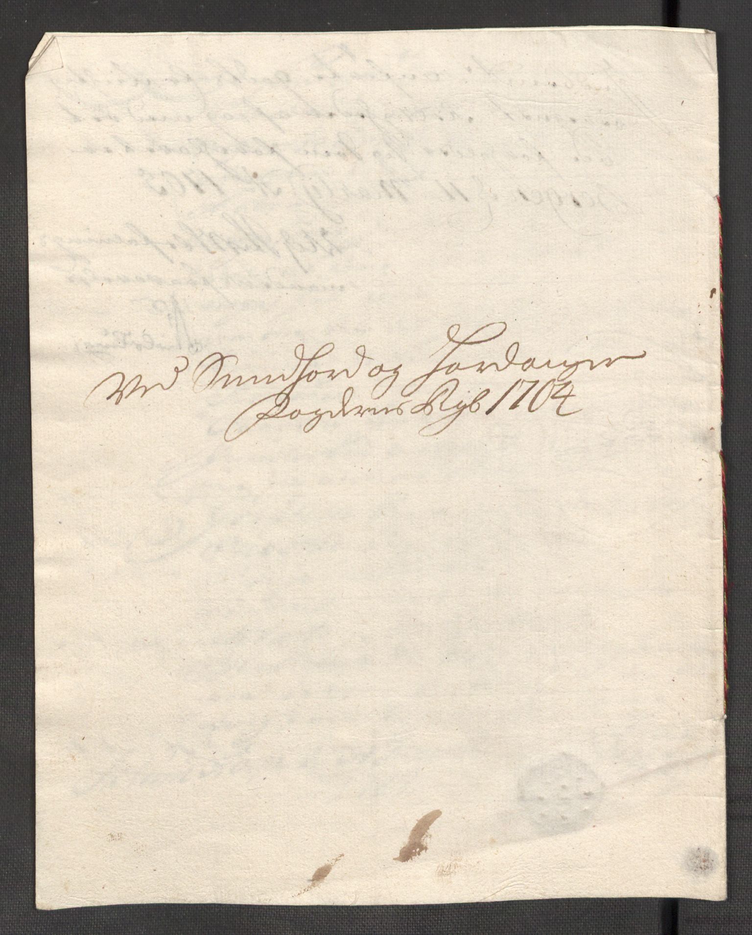 Rentekammeret inntil 1814, Reviderte regnskaper, Fogderegnskap, AV/RA-EA-4092/R48/L2982: Fogderegnskap Sunnhordland og Hardanger, 1704, p. 28