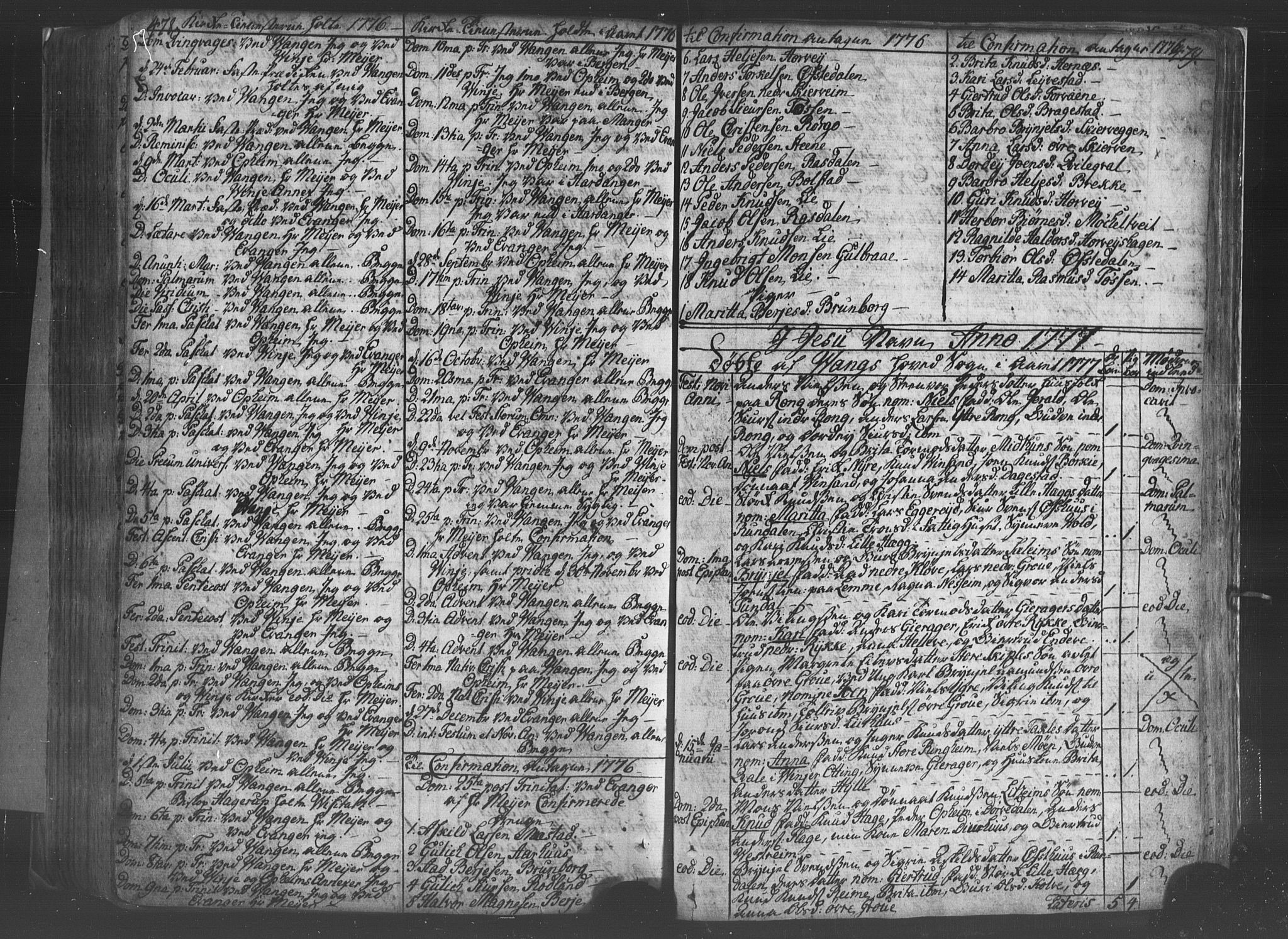 Voss sokneprestembete, AV/SAB-A-79001/H/Haa: Parish register (official) no. A 8, 1752-1780, p. 478-479