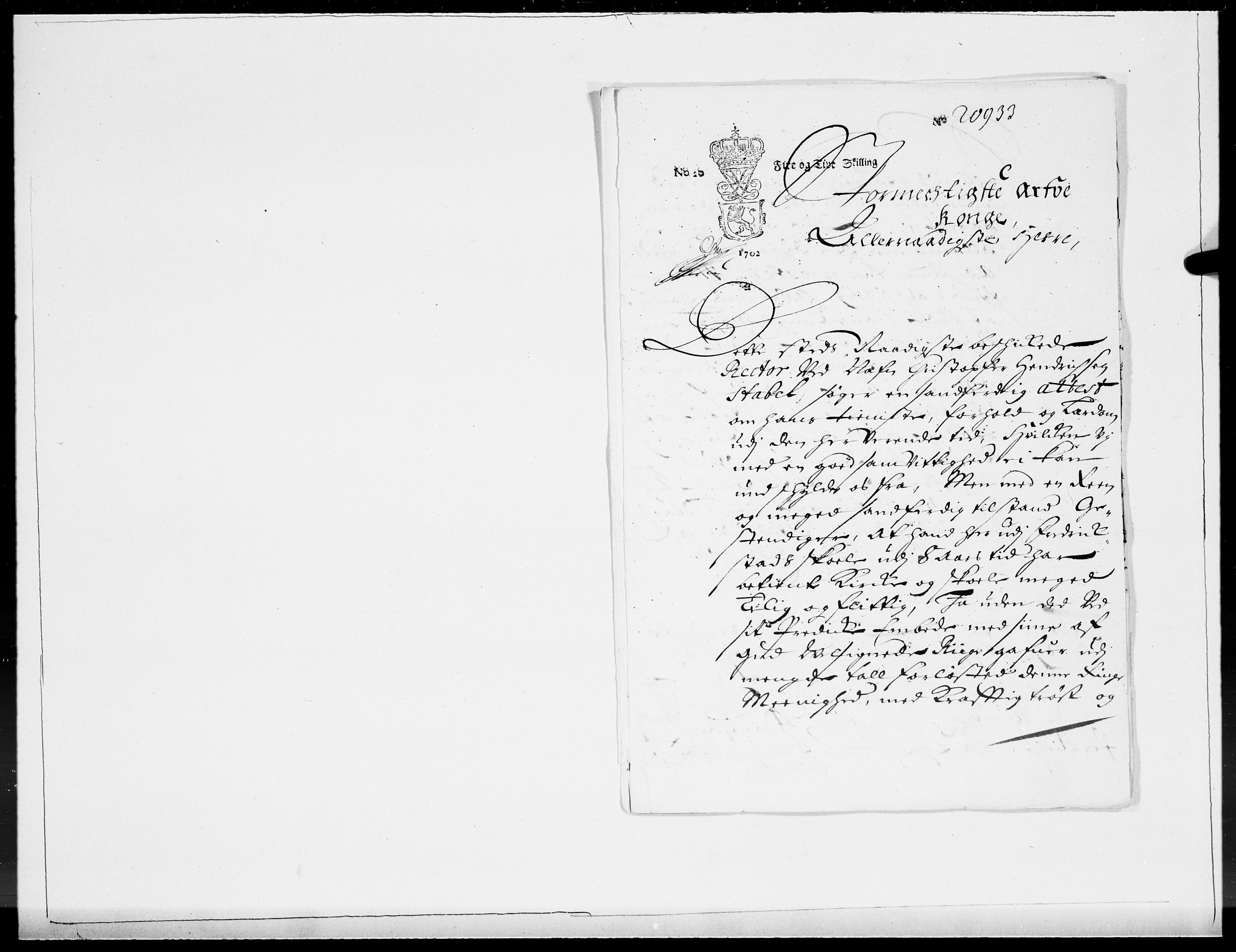 Danske Kanselli 1572-1799, AV/RA-EA-3023/F/Fc/Fcc/Fcca/L0053: Norske innlegg 1572-1799, 1702, p. 217