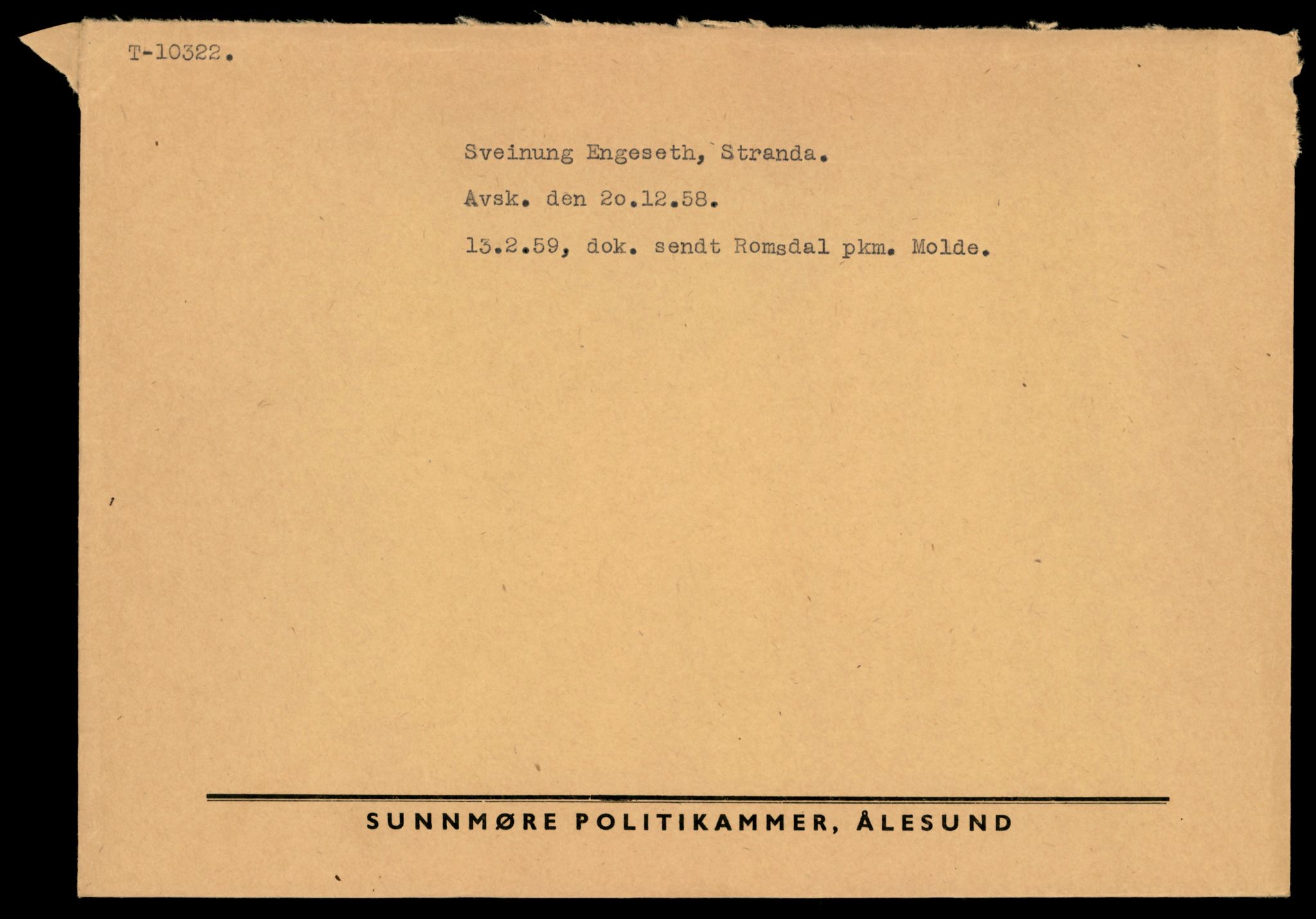 Møre og Romsdal vegkontor - Ålesund trafikkstasjon, AV/SAT-A-4099/F/Fe/L0019: Registreringskort for kjøretøy T 10228 - T 10350, 1927-1998, p. 2319