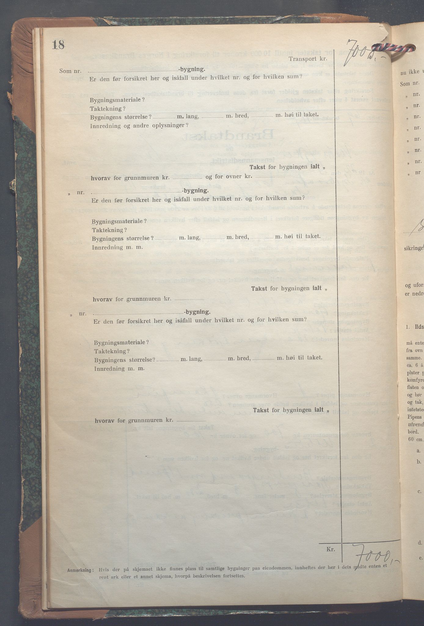 Lensmennene i Aker, OBA/A-10133/F/Fa/L0022: Branntakstprotokoll, 1922-1949, p. 18